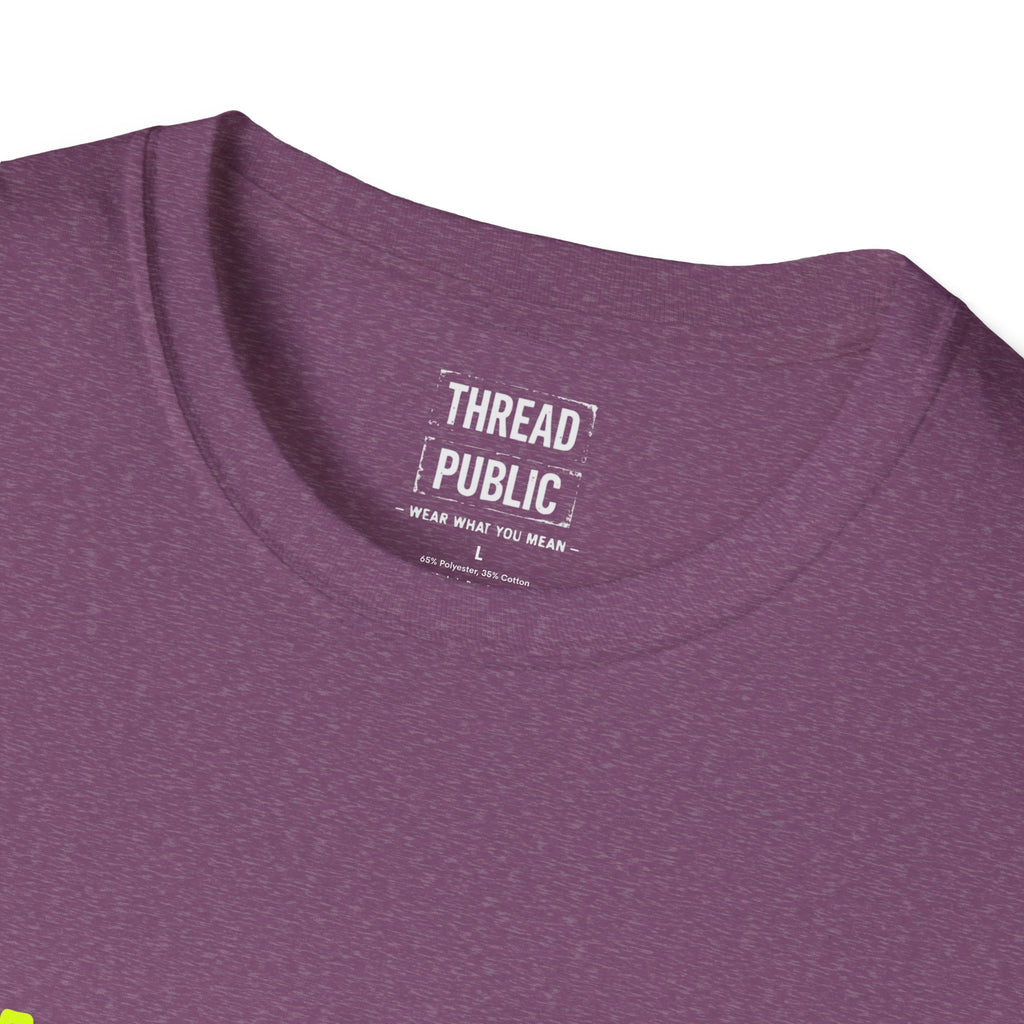 Jimi Quote T-Shirt | Retro Guitar Portrait, Yellow Text