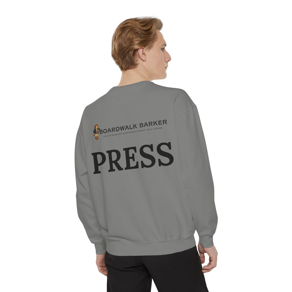 Boardwalk Barker “Press Crew” Premium Sweatshirt