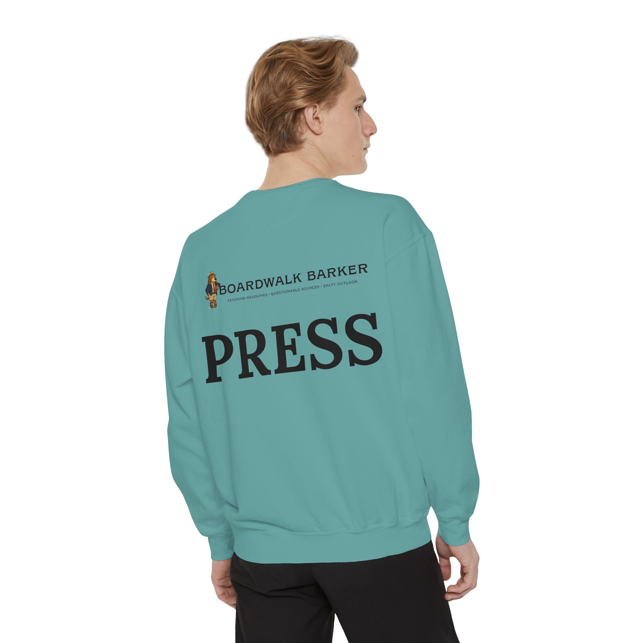 Boardwalk Barker “Press Crew” Premium Sweatshirt