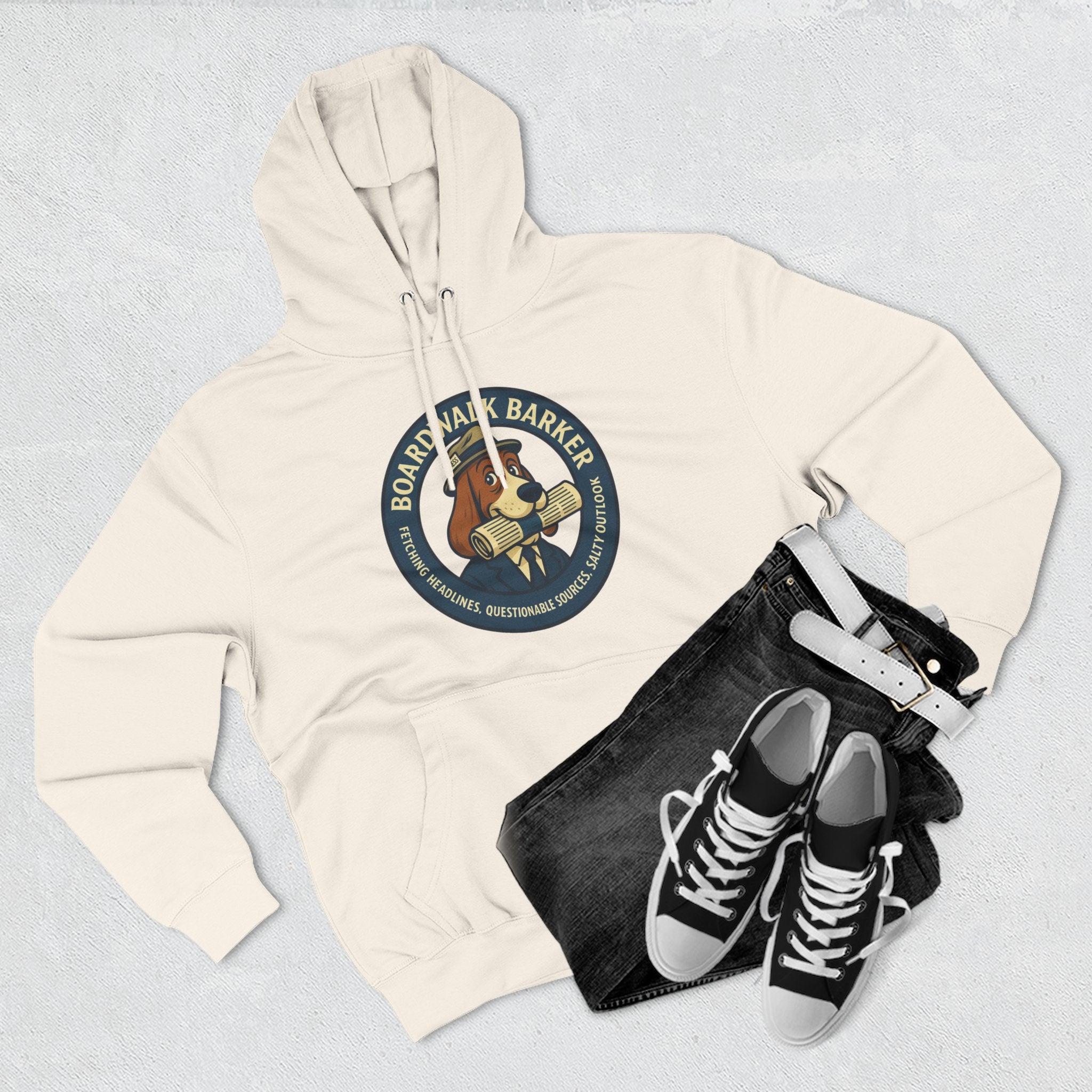 Boardwalk Barker Classic Logo Hoodie