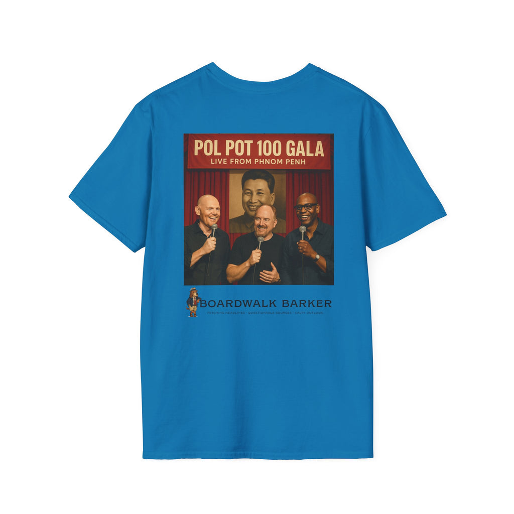 Boardwalk Barker “Holiday in Cambodia Comedy Gala” Tee