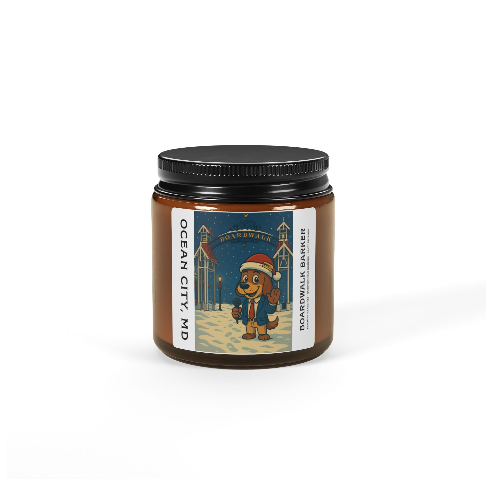 Boardwalk Barker Holiday Candle – Ocean City Edition