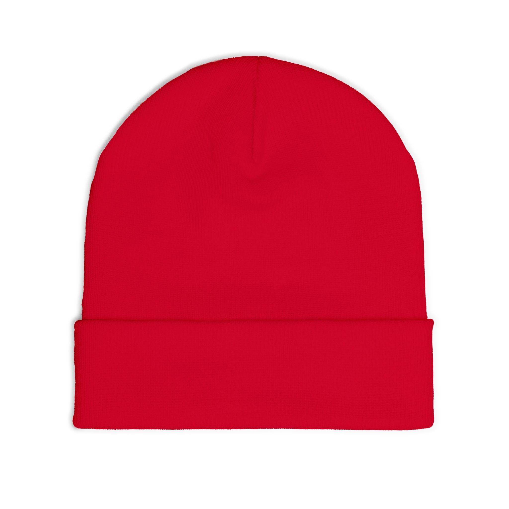 Boardwalk Barker embroidered knit beanie | dog logo cuff hat