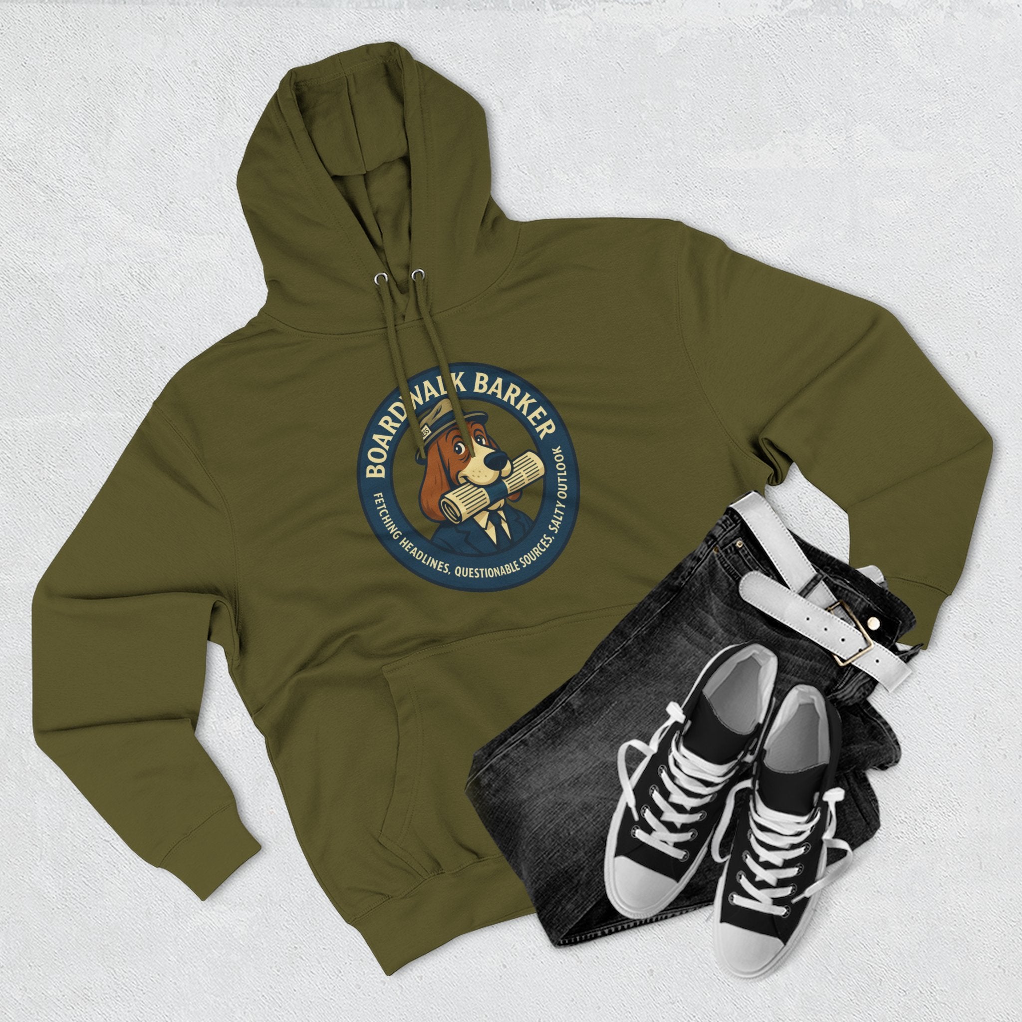 Boardwalk Barker Classic Logo Hoodie