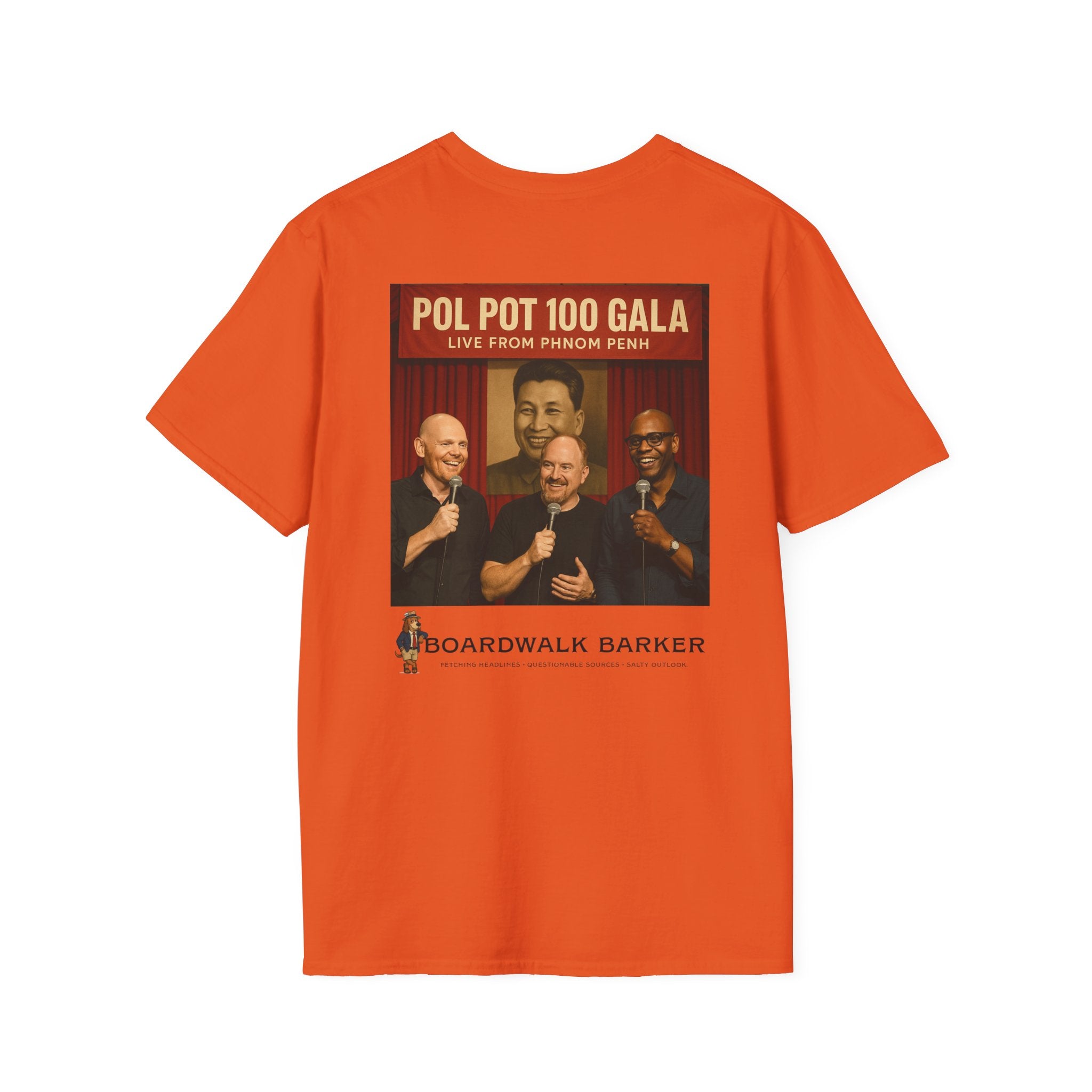 Boardwalk Barker “Holiday in Cambodia Comedy Gala” Tee