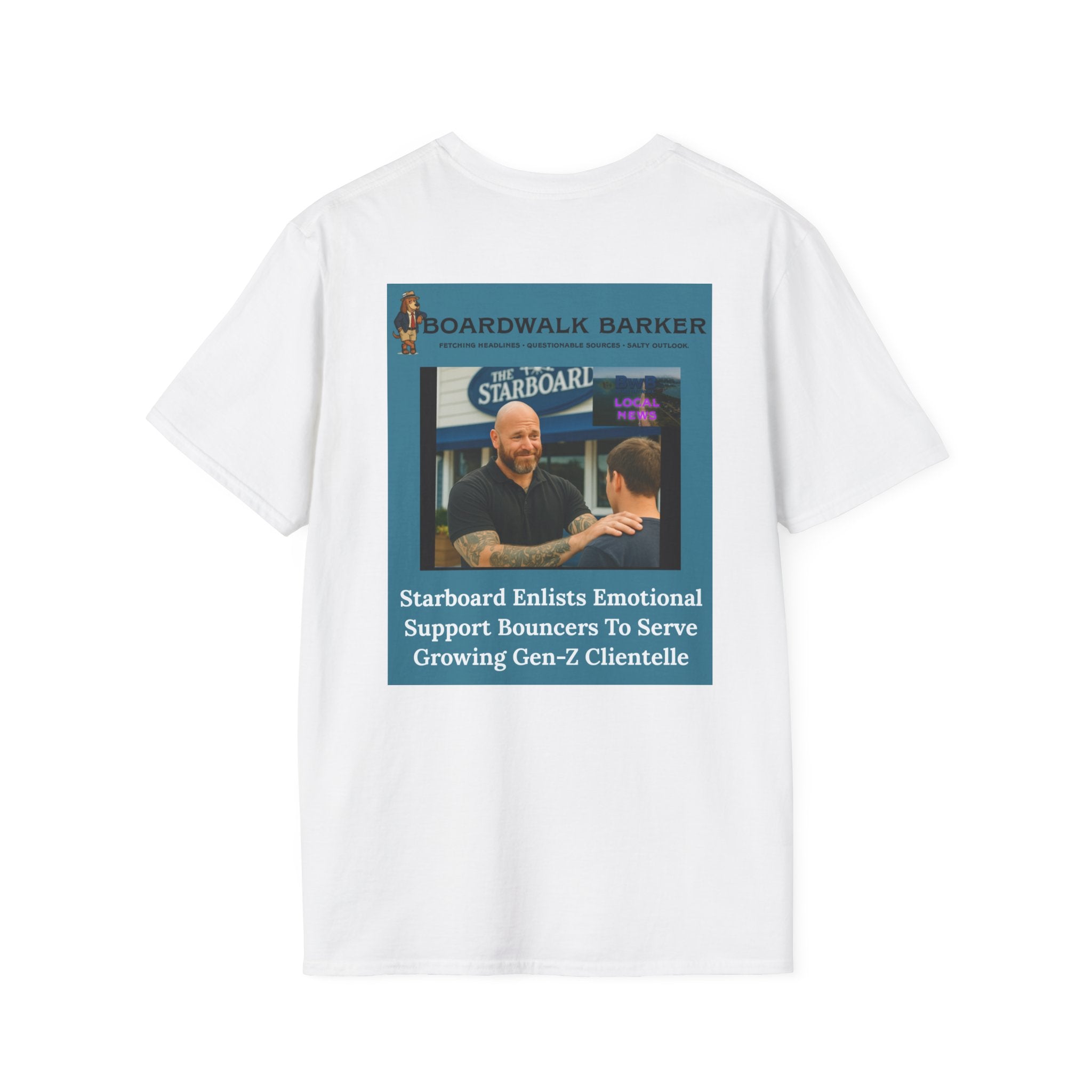 Boardwalk Barker “Emotional Support Bouncers” Tee