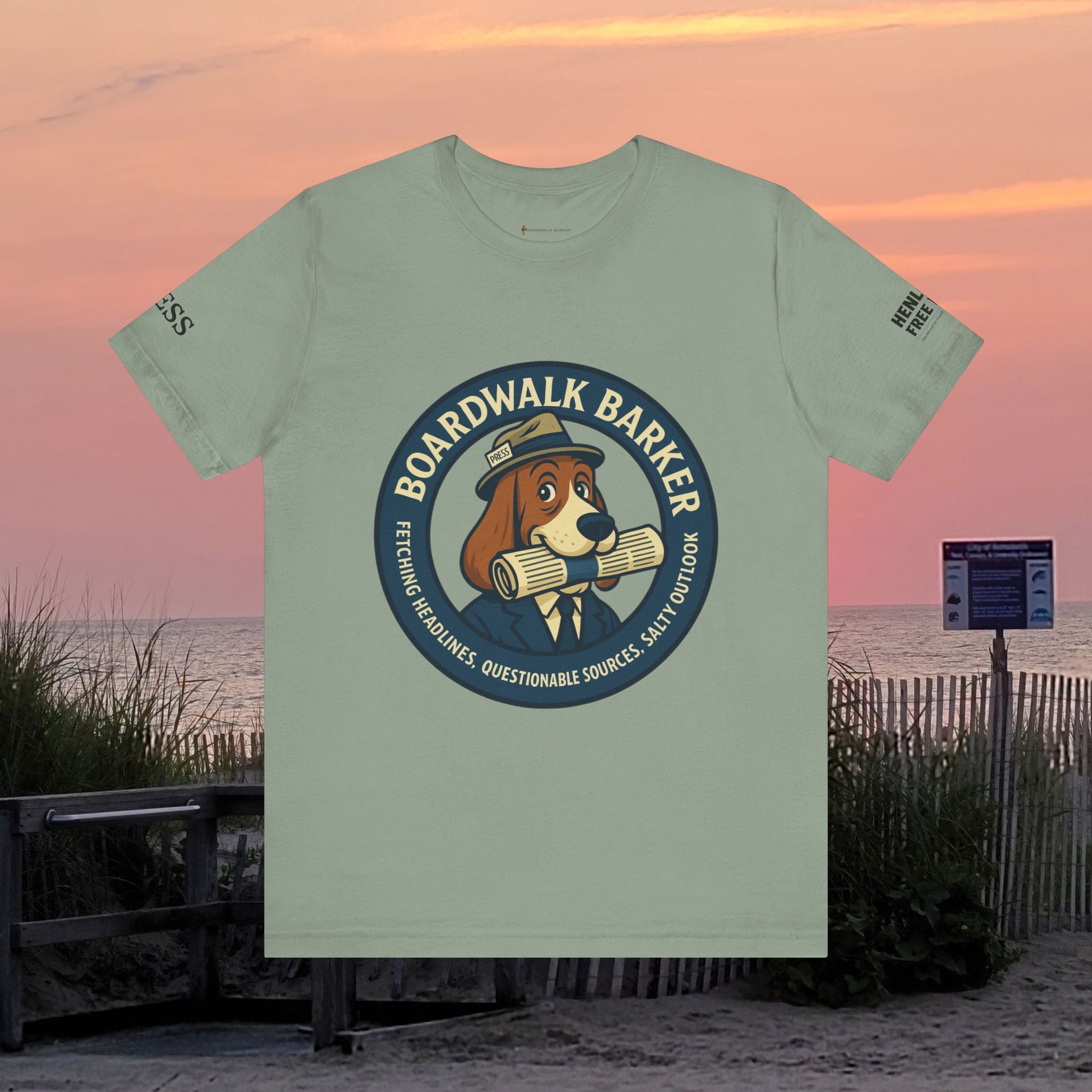 Boardwalk Barker “Official Press Edition” Premium Tee