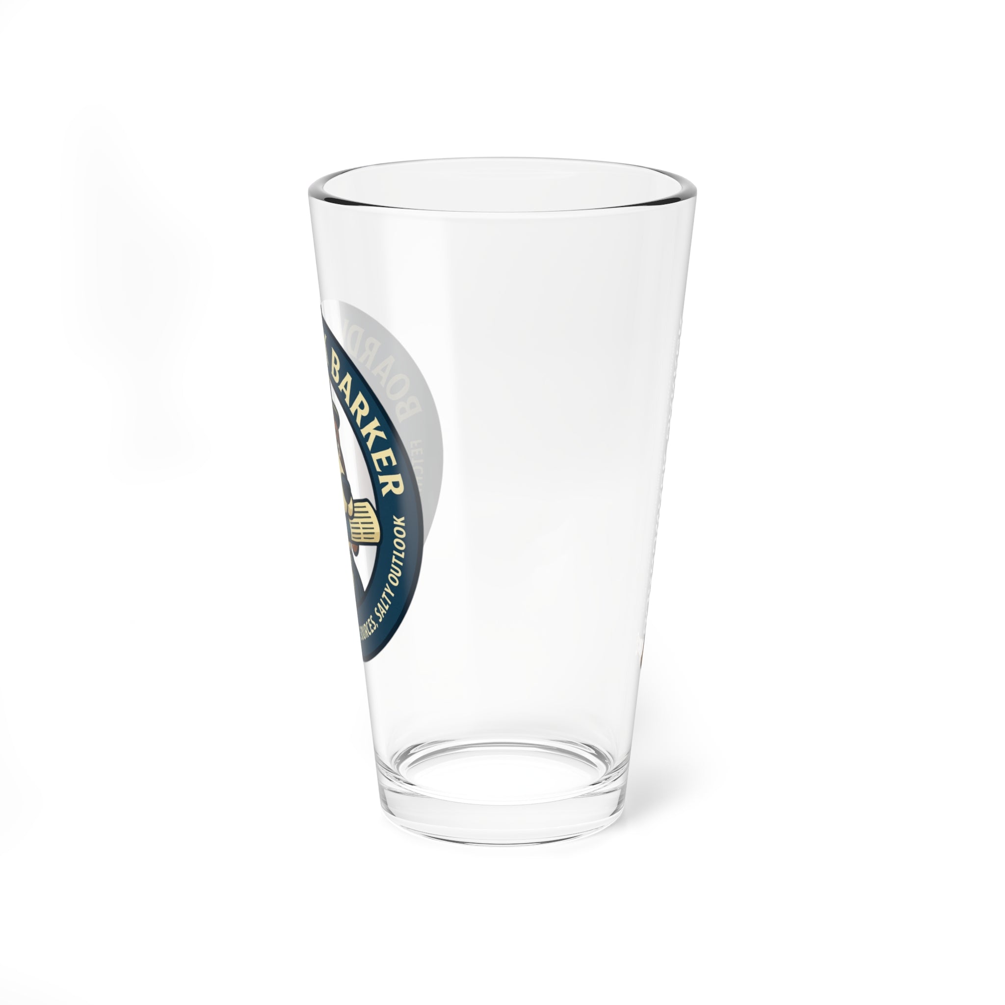 Boardwalk Barker Pint Glass – “Salty Outlook” Edition