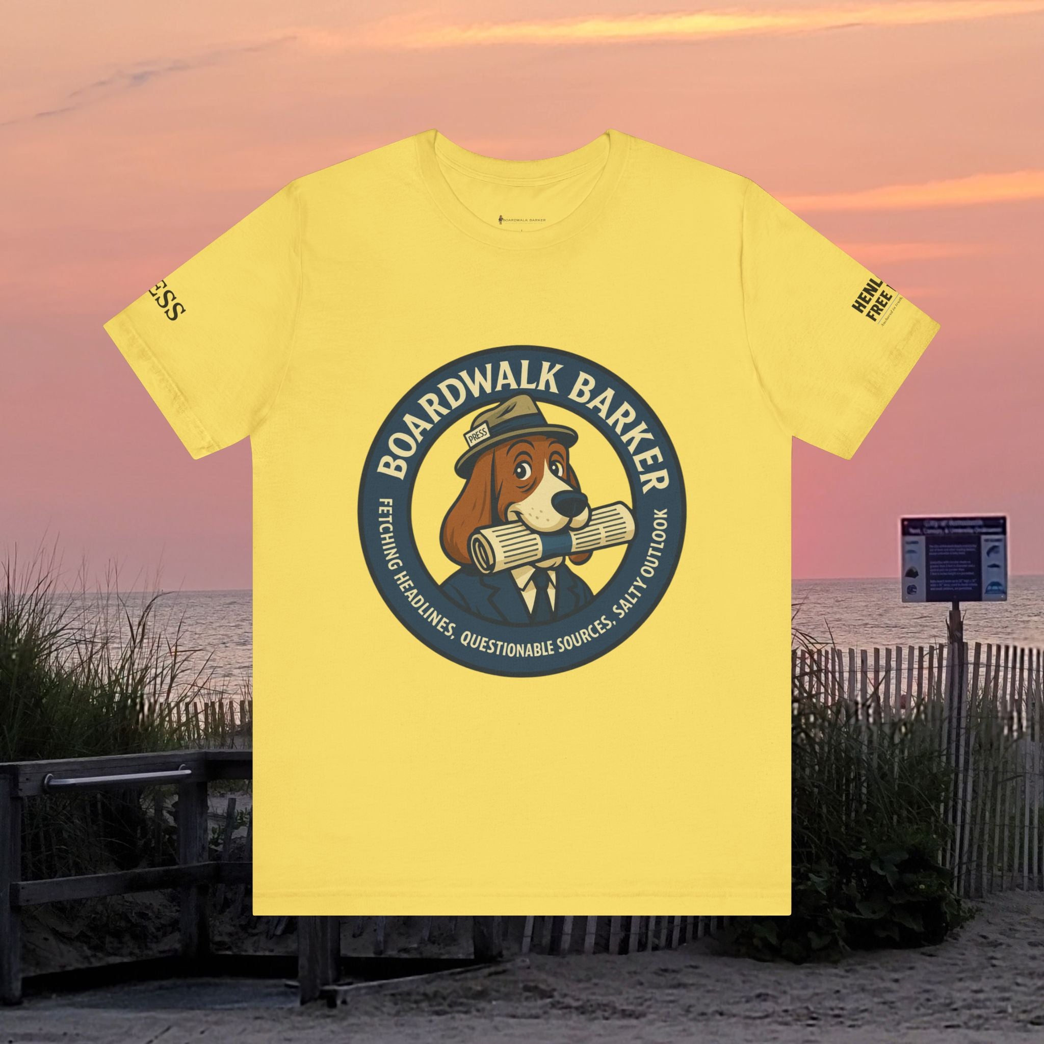Boardwalk Barker “Official Press Edition” Premium Tee