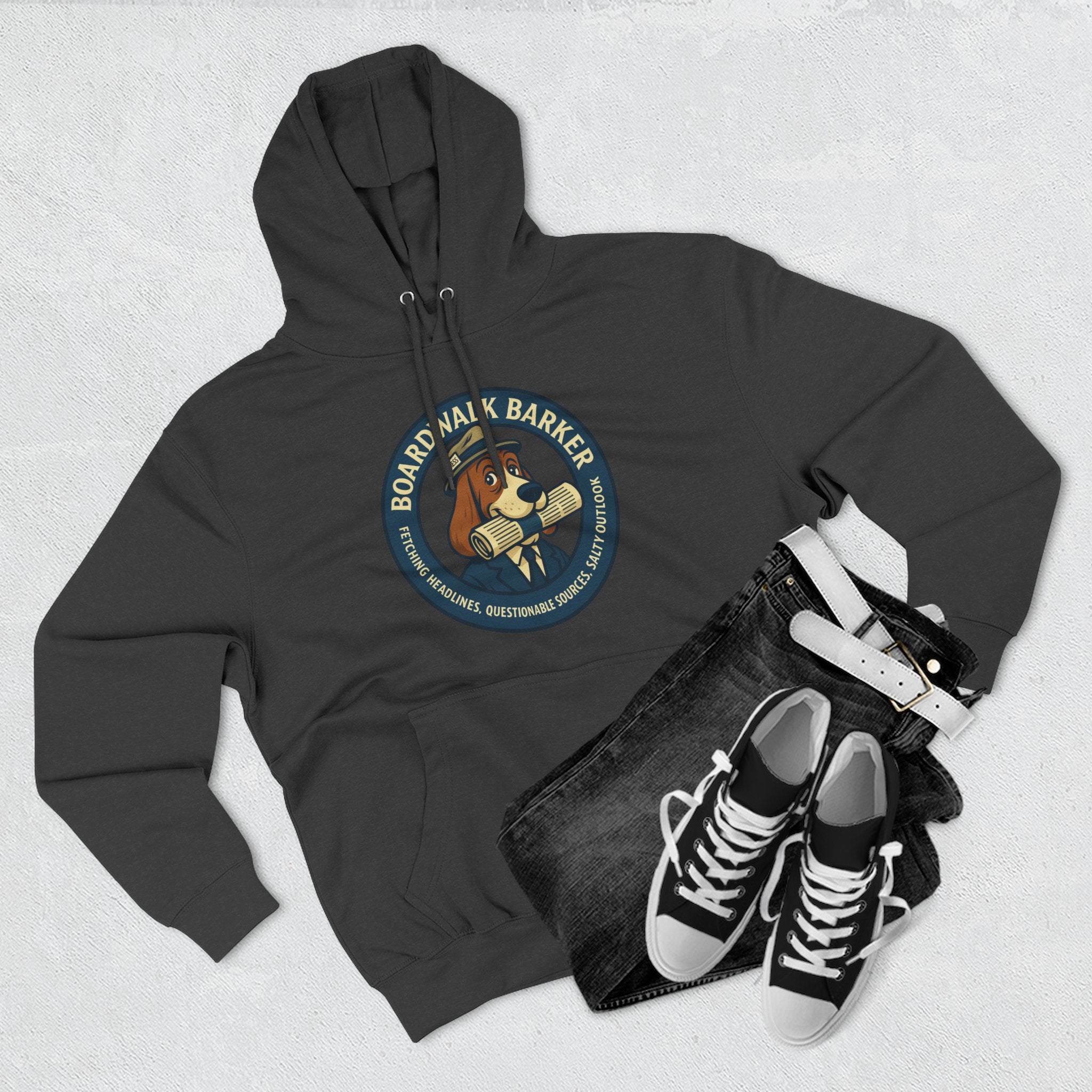 Boardwalk Barker Classic Logo Hoodie