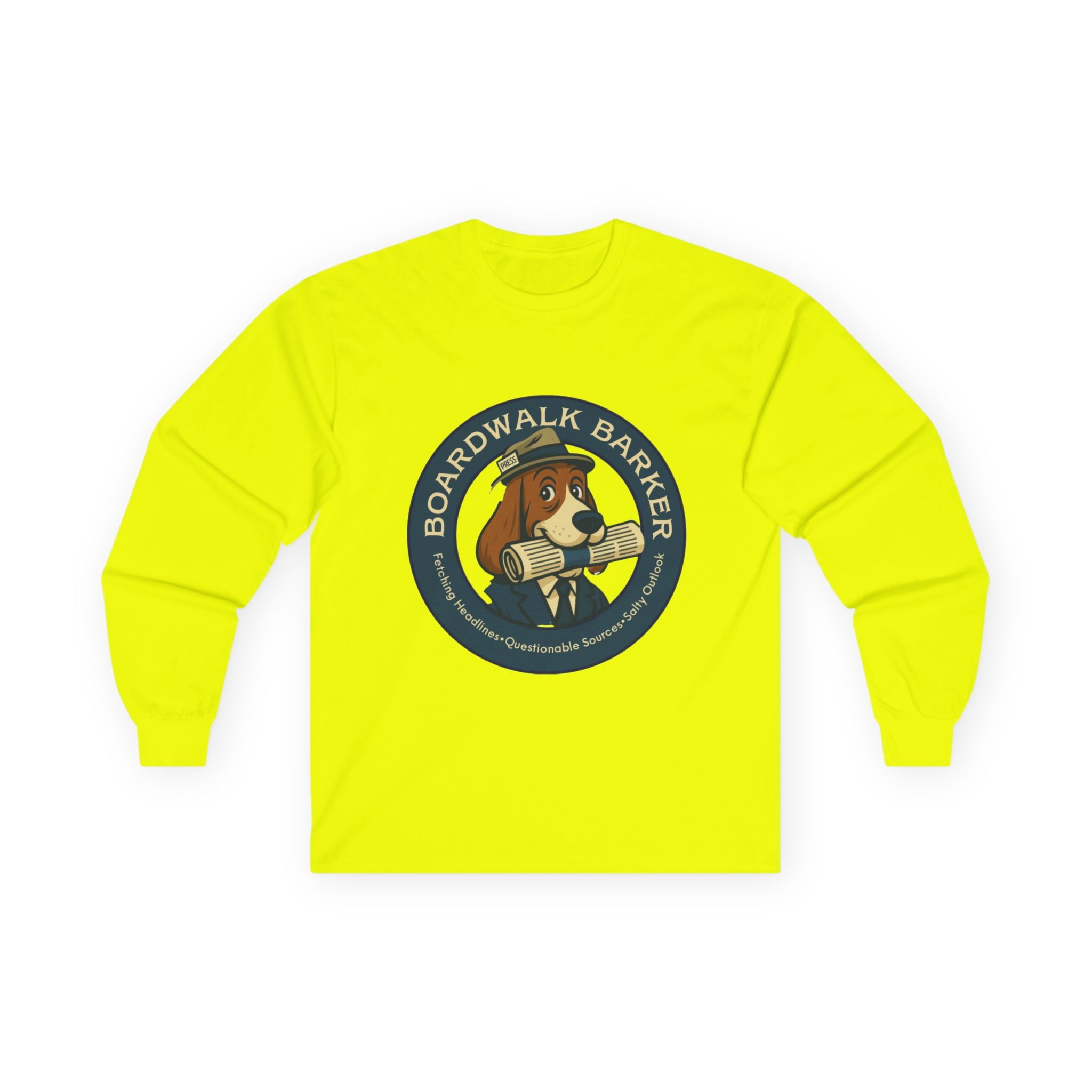 Boardwalk Barker Long Sleeve Logo Shirt – PRESS Back Print