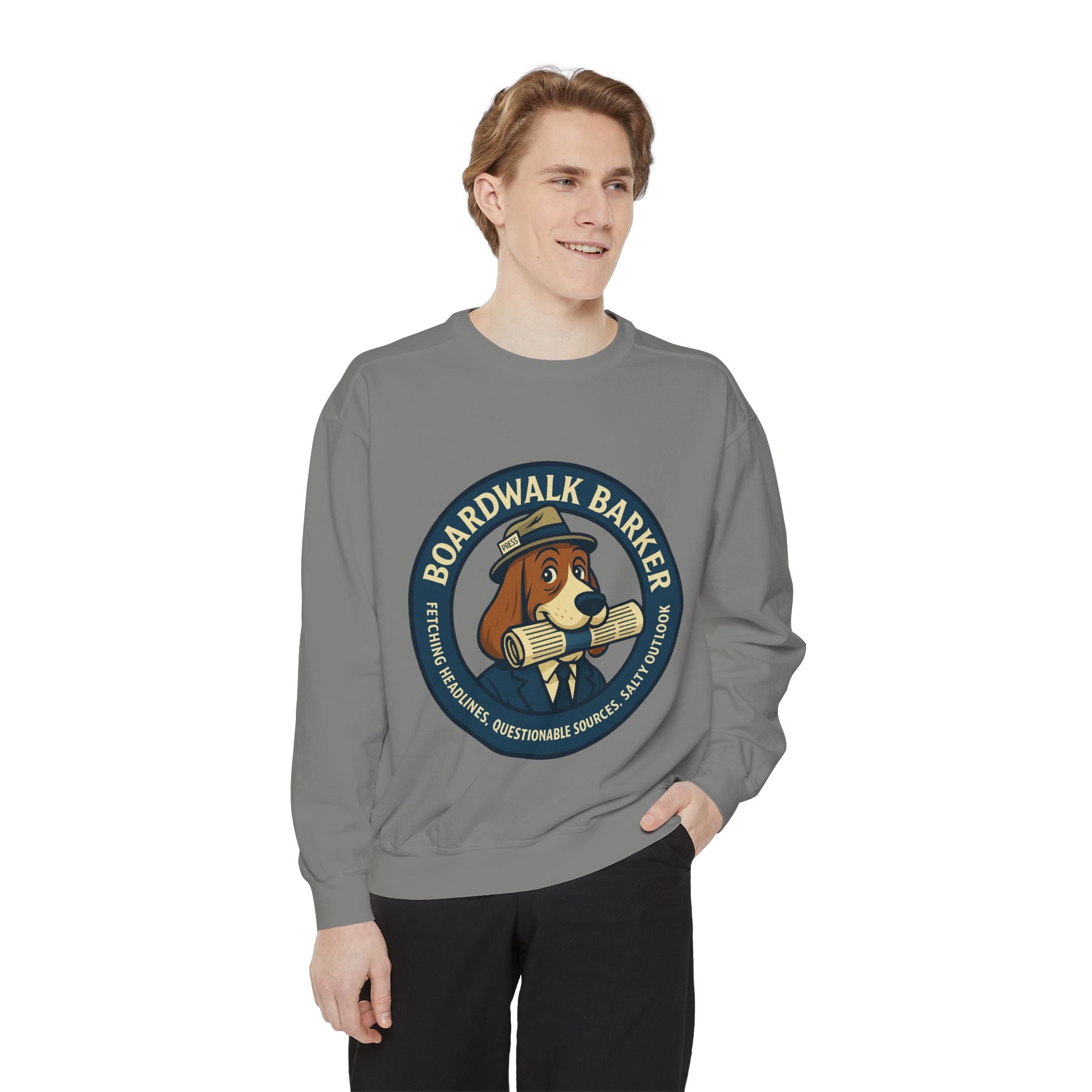 Boardwalk Barker “Press Crew” Premium Sweatshirt