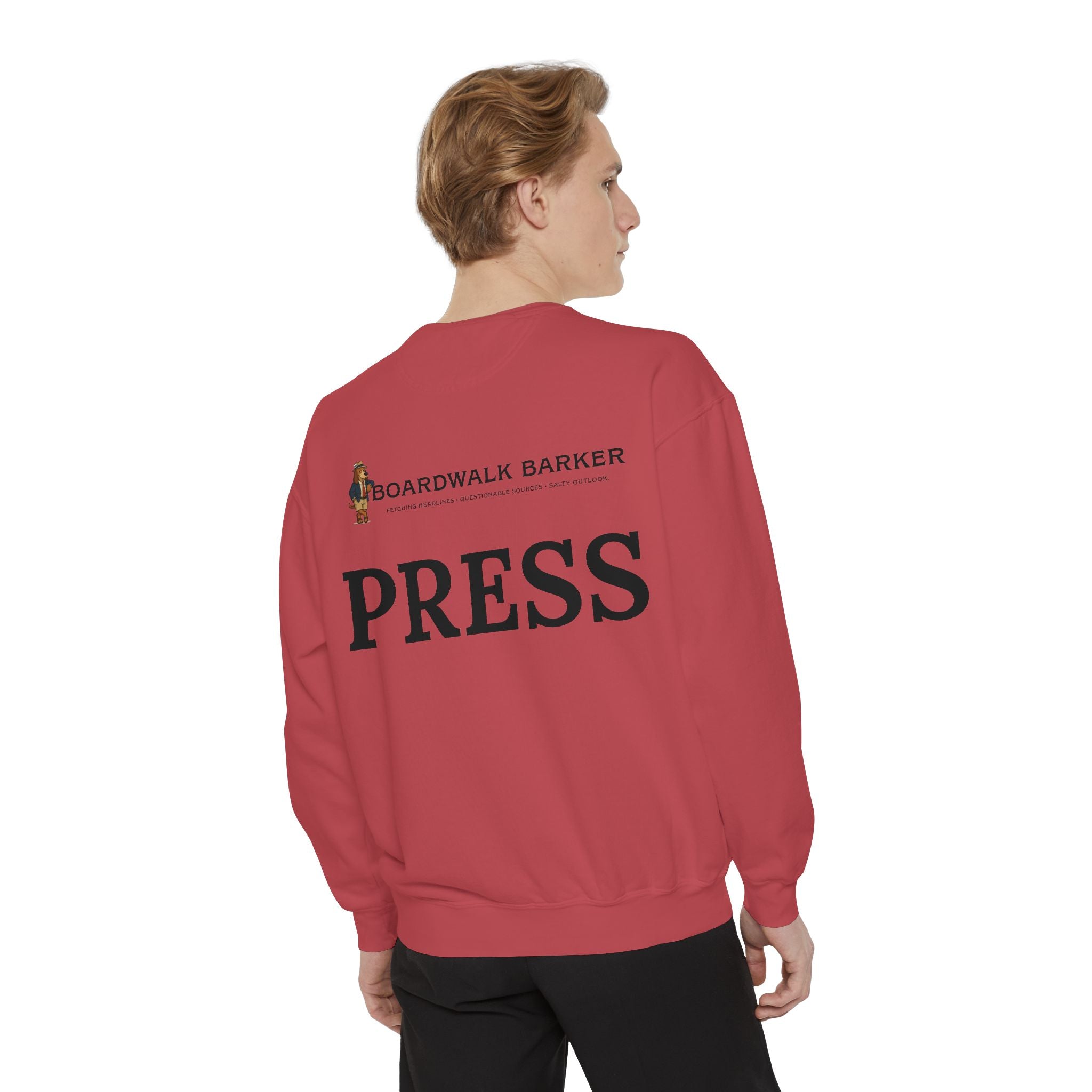 Boardwalk Barker “Press Crew” Premium Sweatshirt