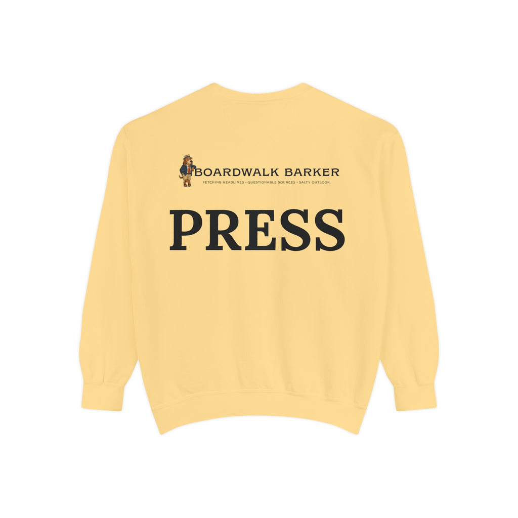 Boardwalk Barker “Press Crew” Premium Sweatshirt