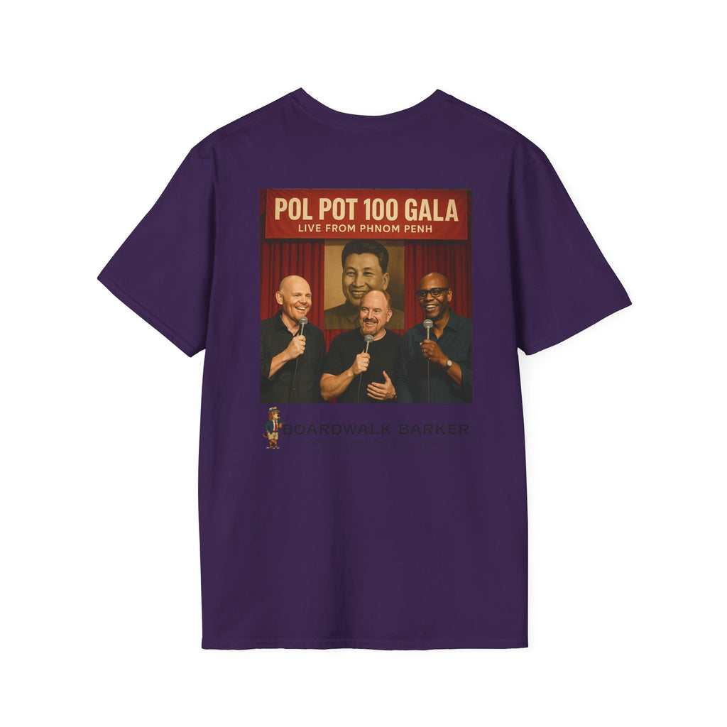 Boardwalk Barker “Holiday in Cambodia Comedy Gala” Tee
