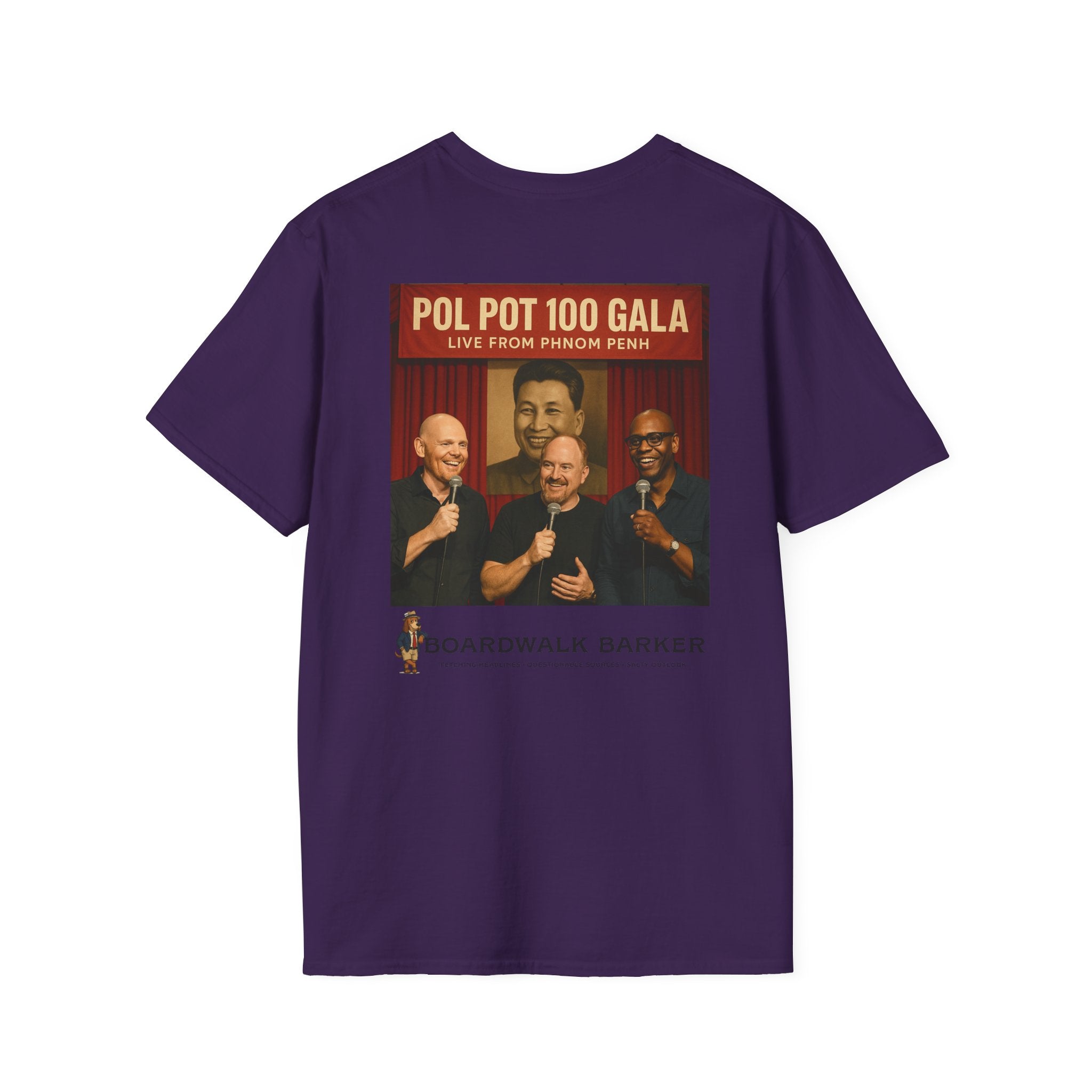Boardwalk Barker “Holiday in Cambodia Comedy Gala” Tee