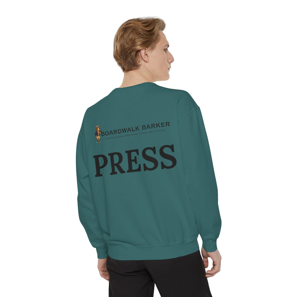 Boardwalk Barker “Press Crew” Premium Sweatshirt