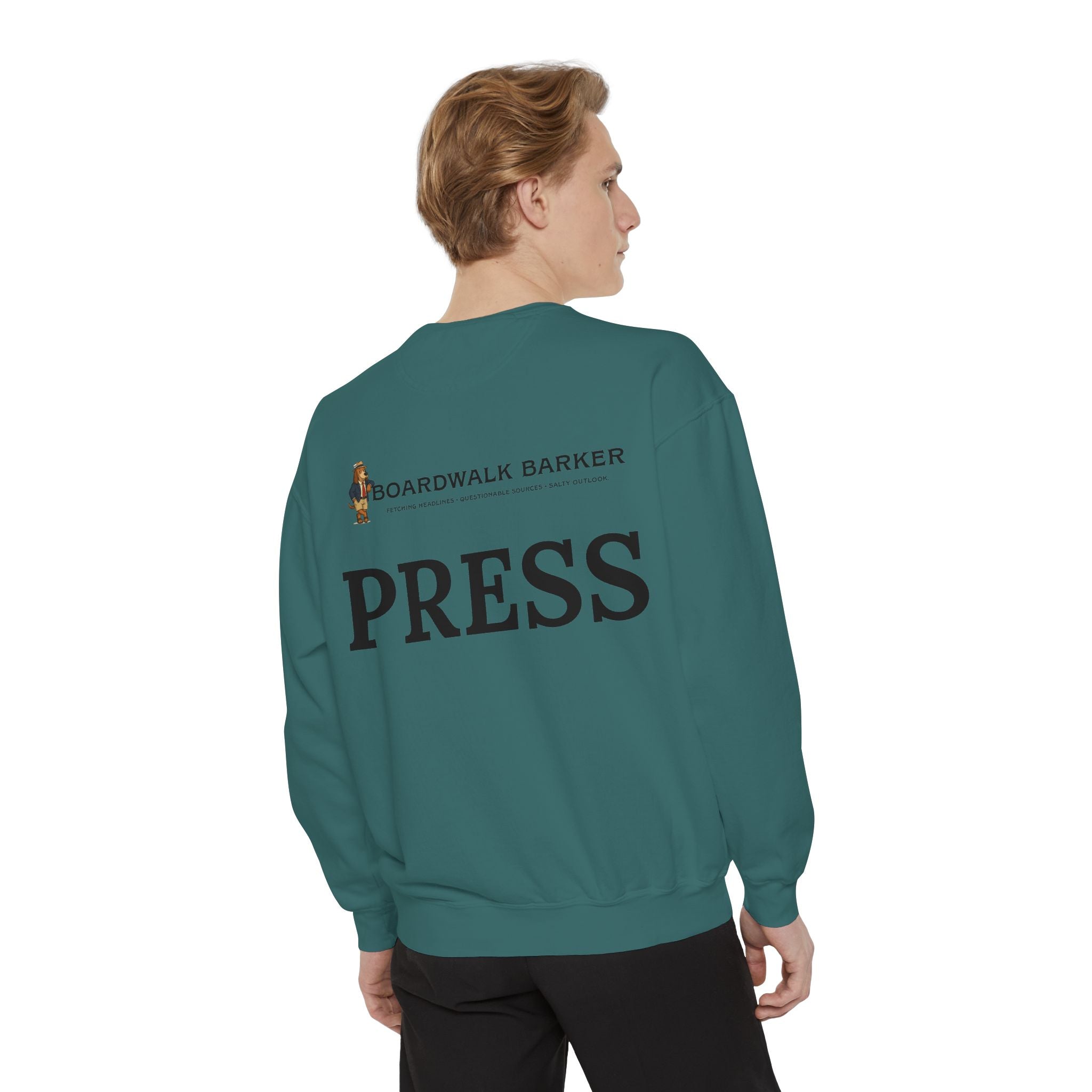 Boardwalk Barker “Press Crew” Premium Sweatshirt