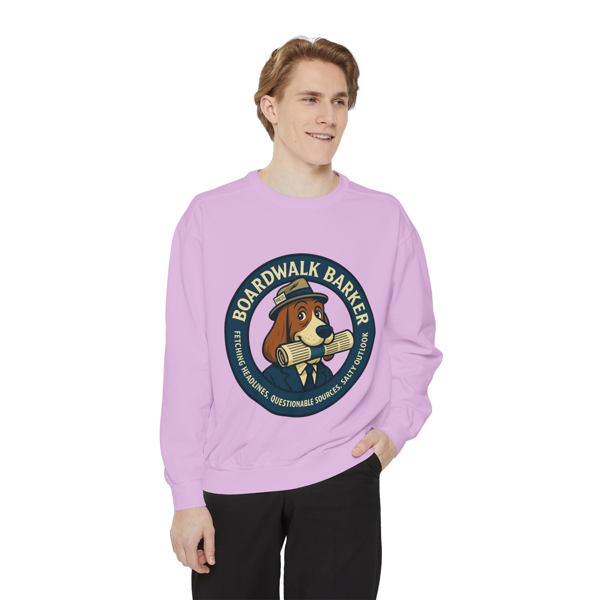 Boardwalk Barker “Press Crew” Premium Sweatshirt