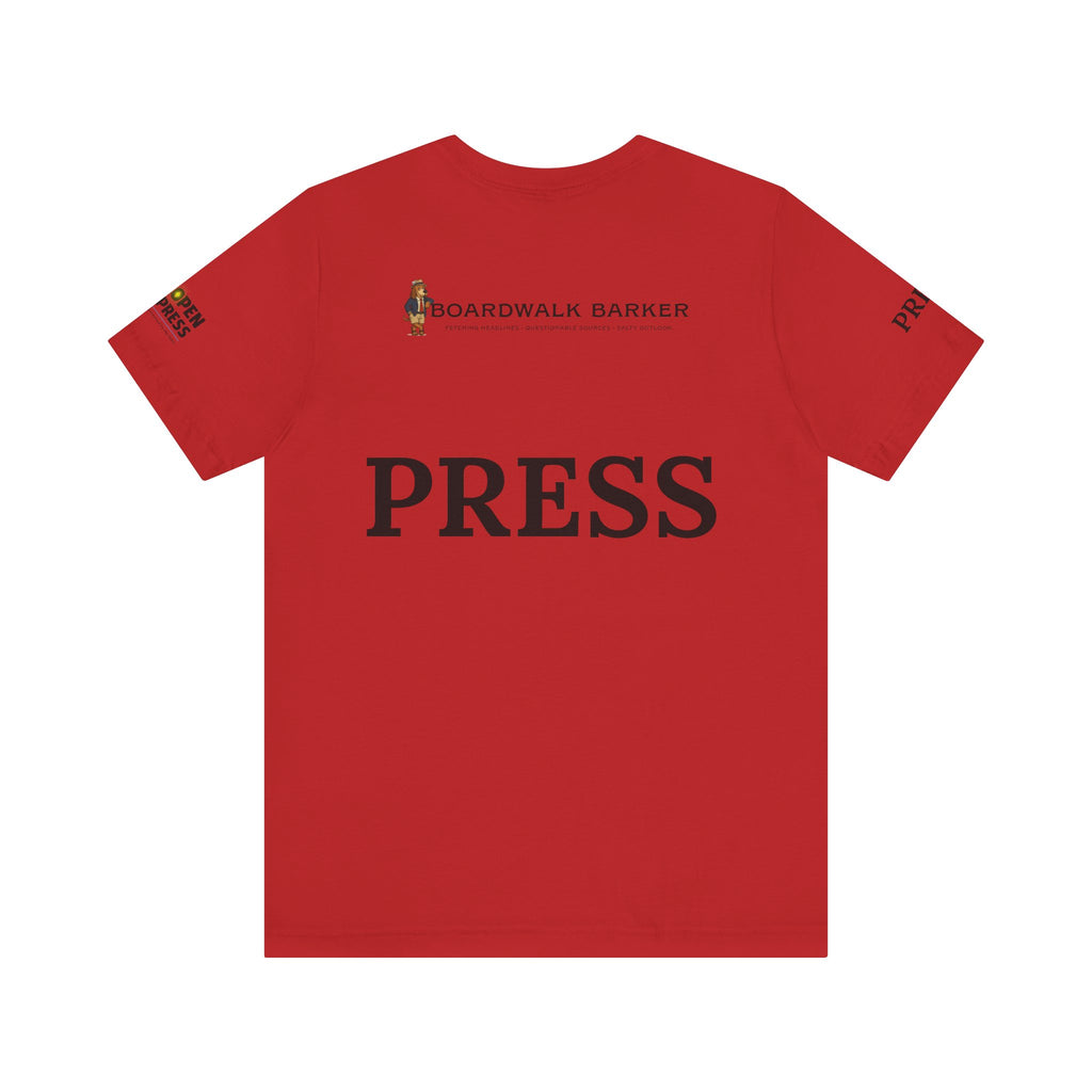 Boardwalk Barker “Official Press Edition” Premium Tee