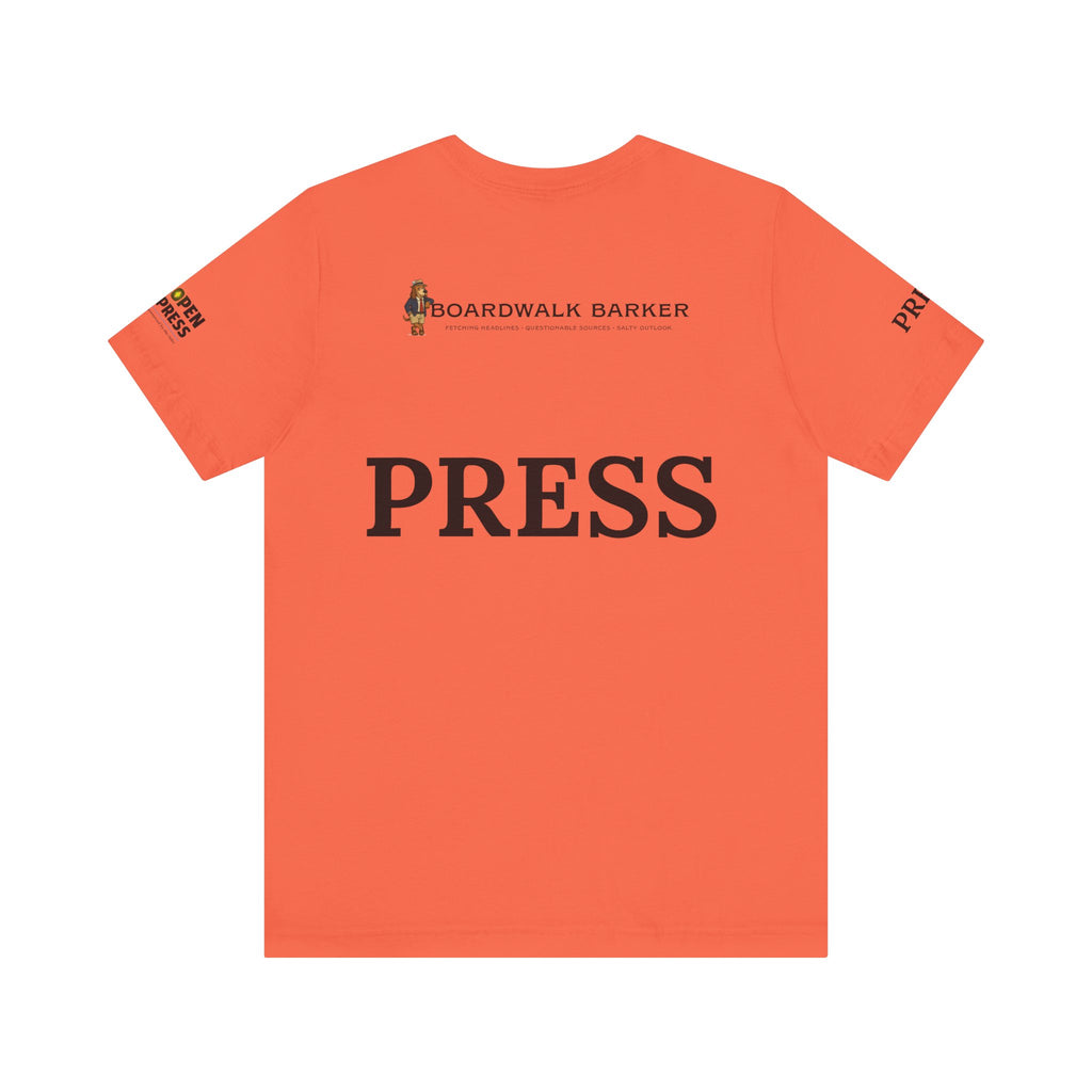 Boardwalk Barker “Official Press Edition” Premium Tee