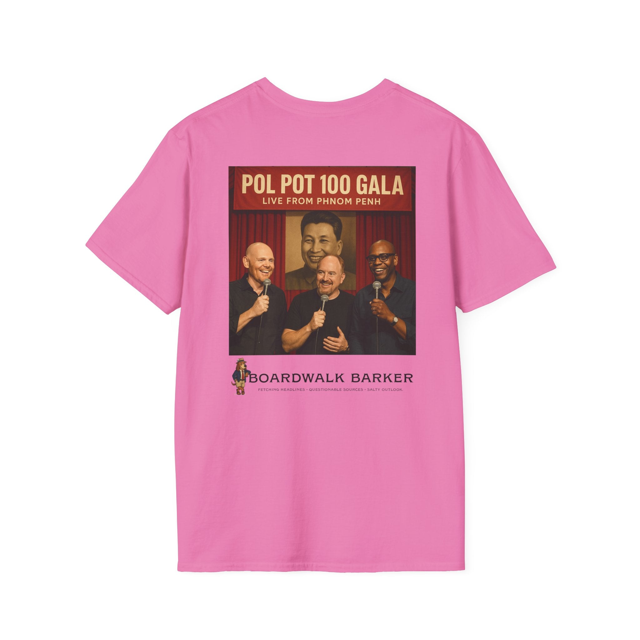 Boardwalk Barker “Holiday in Cambodia Comedy Gala” Tee