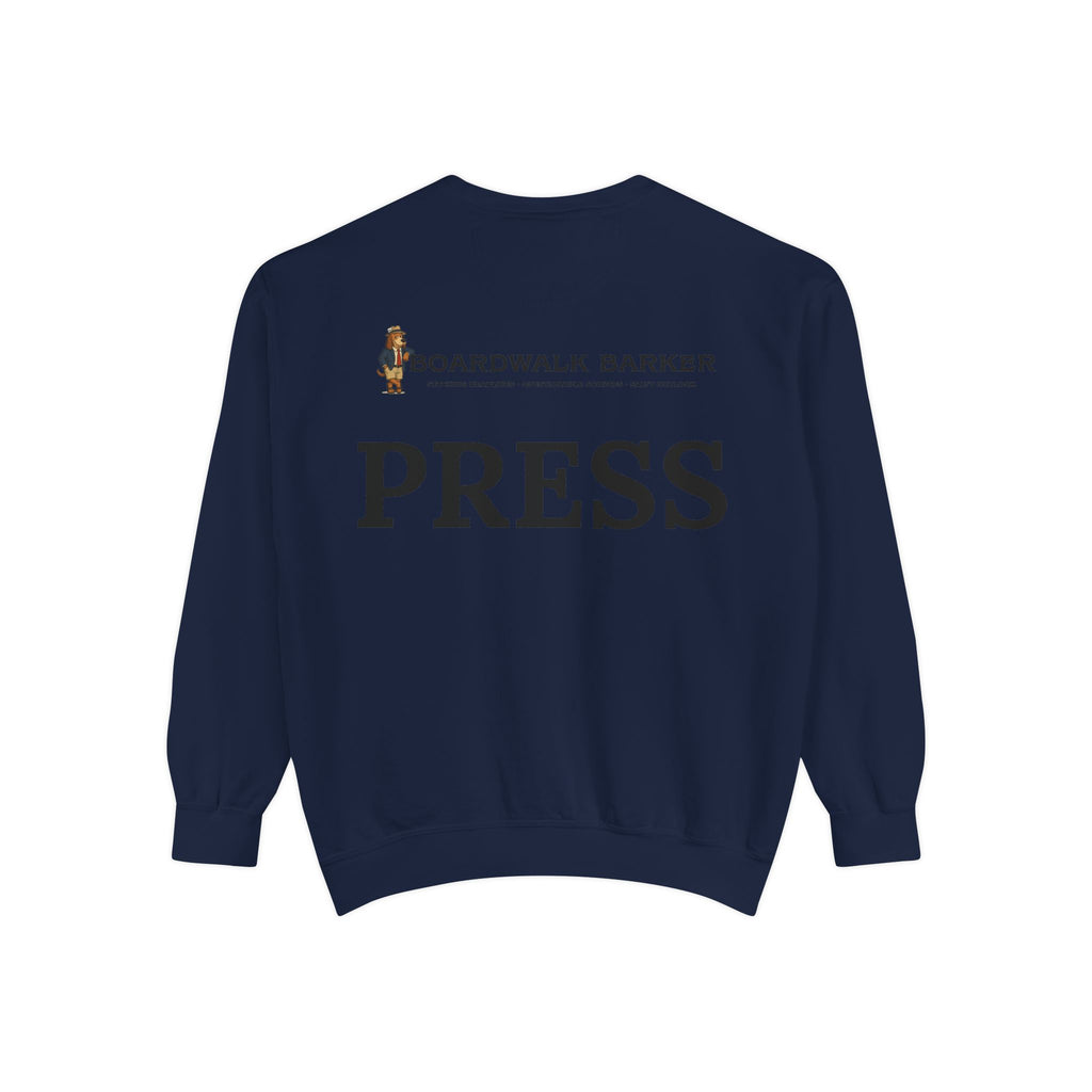 Boardwalk Barker “Press Crew” Premium Sweatshirt