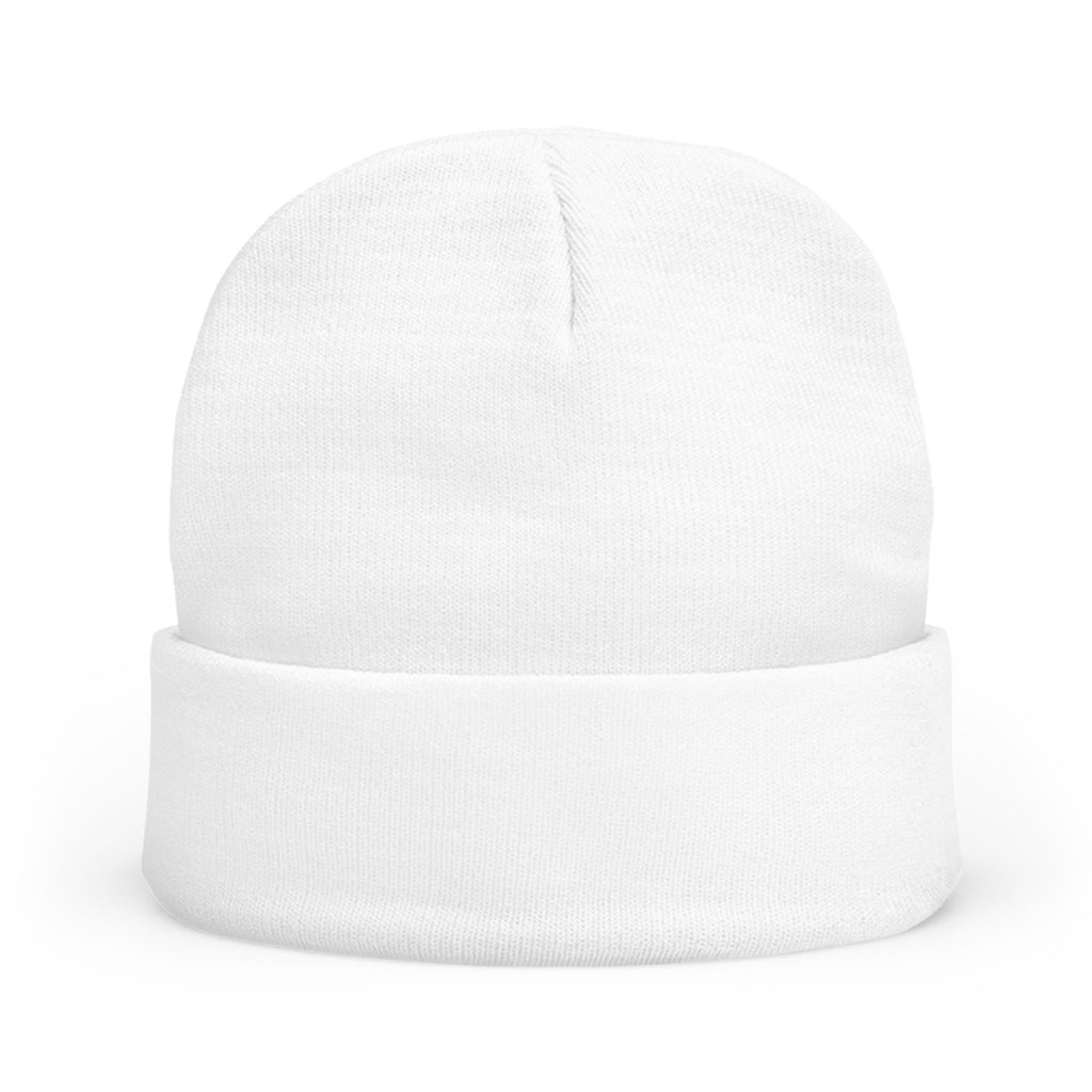 Boardwalk Barker embroidered knit beanie | dog logo cuff hat