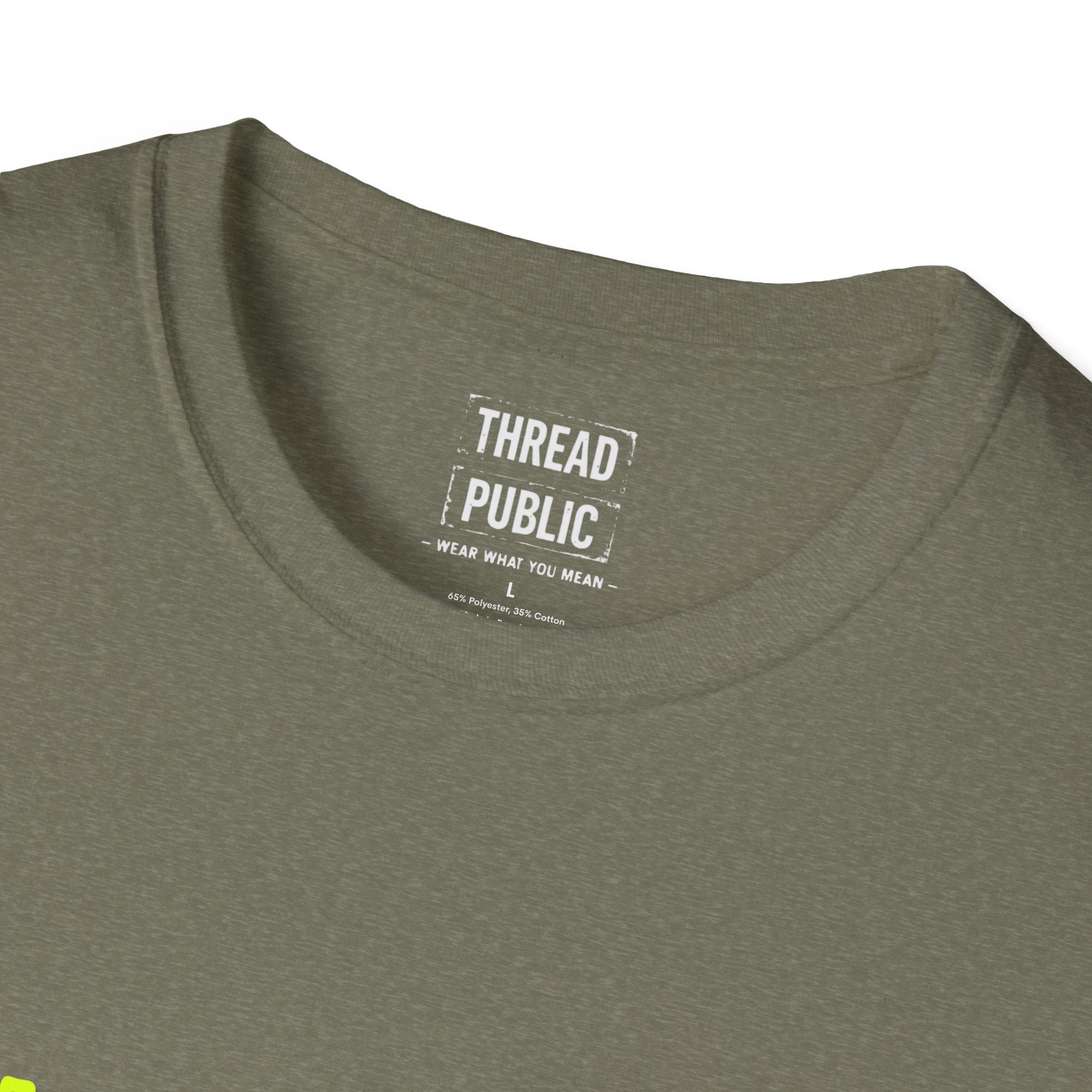 Jimi Quote T-Shirt | Retro Guitar Portrait, Yellow Text