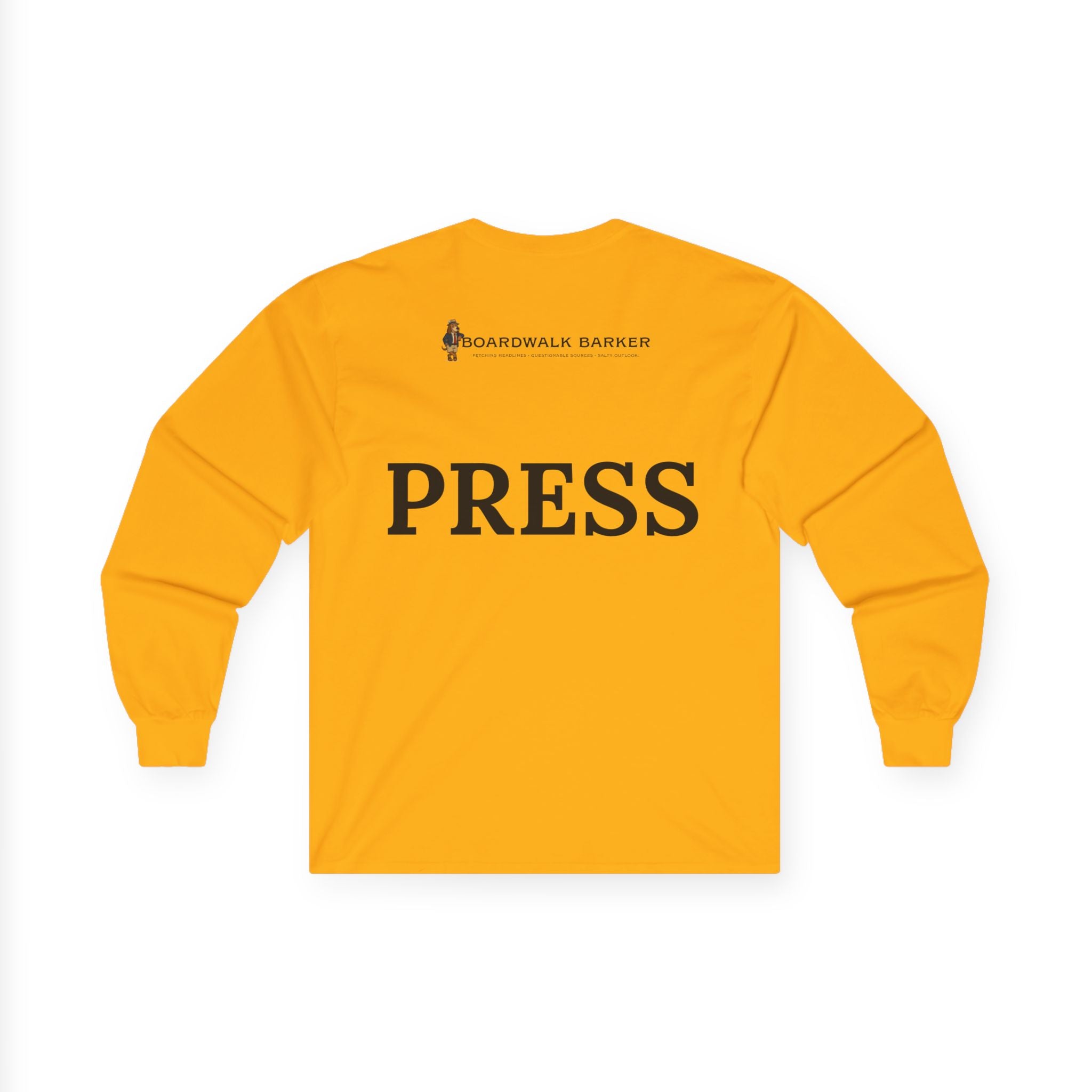 Boardwalk Barker Long Sleeve Logo Shirt – PRESS Back Print