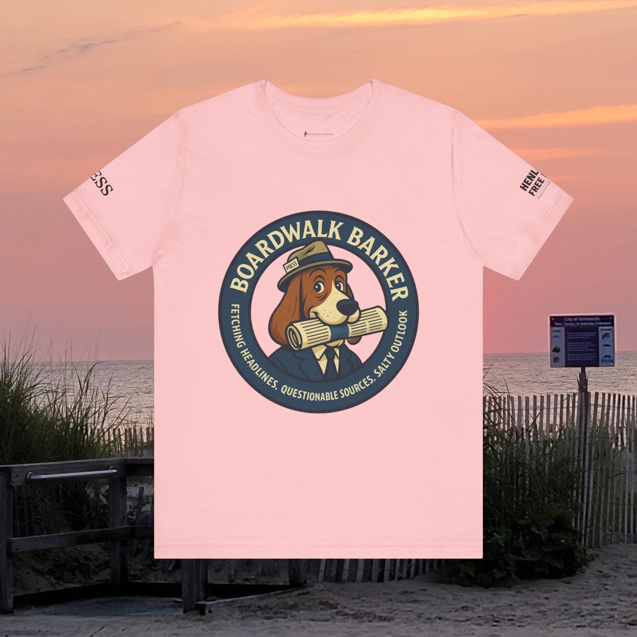Boardwalk Barker “Official Press Edition” Premium Tee