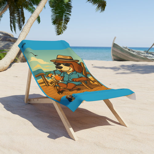 Boardwalk Barker Beach Towel – “Deadline? Never Heard of It.” Edition