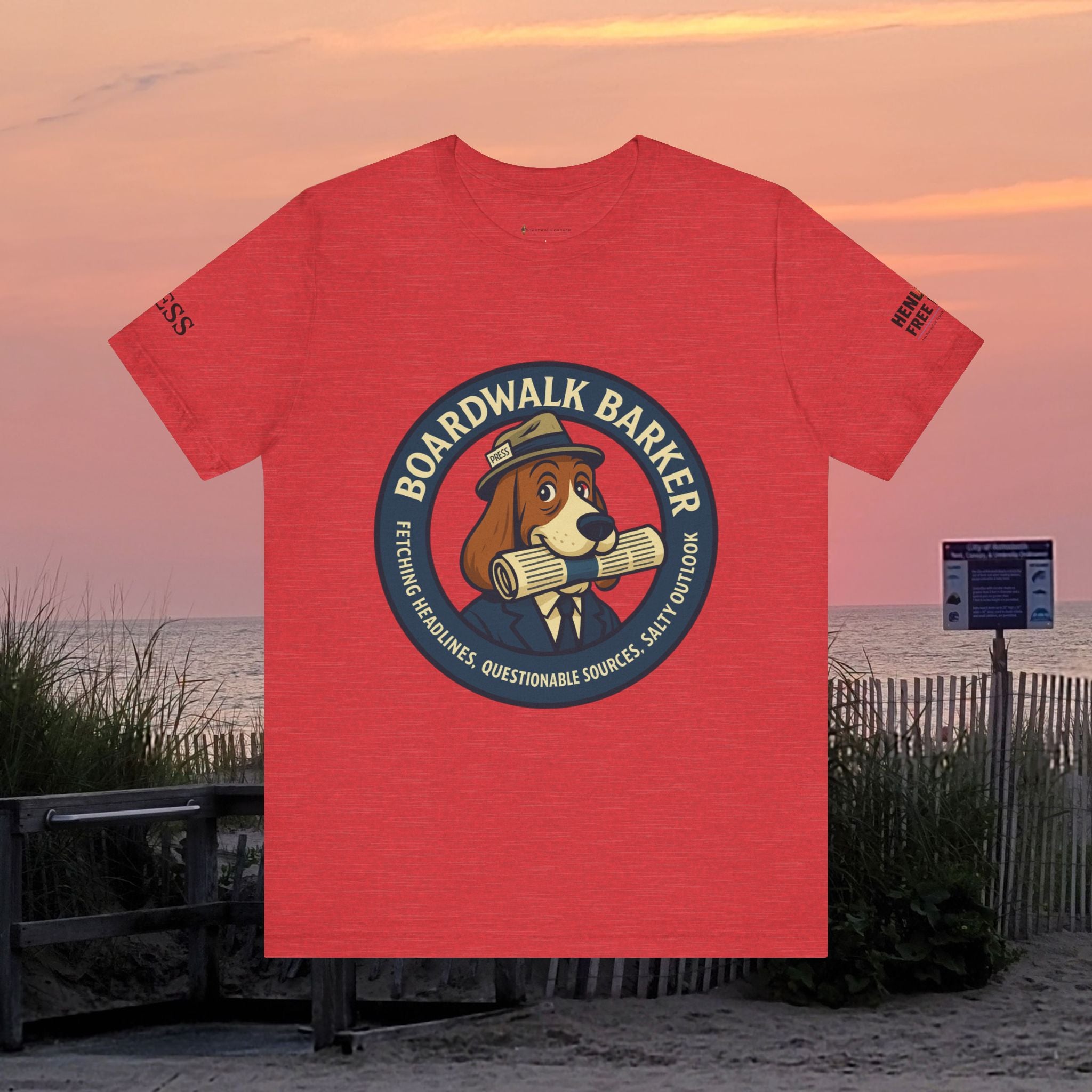 Boardwalk Barker “Official Press Edition” Premium Tee
