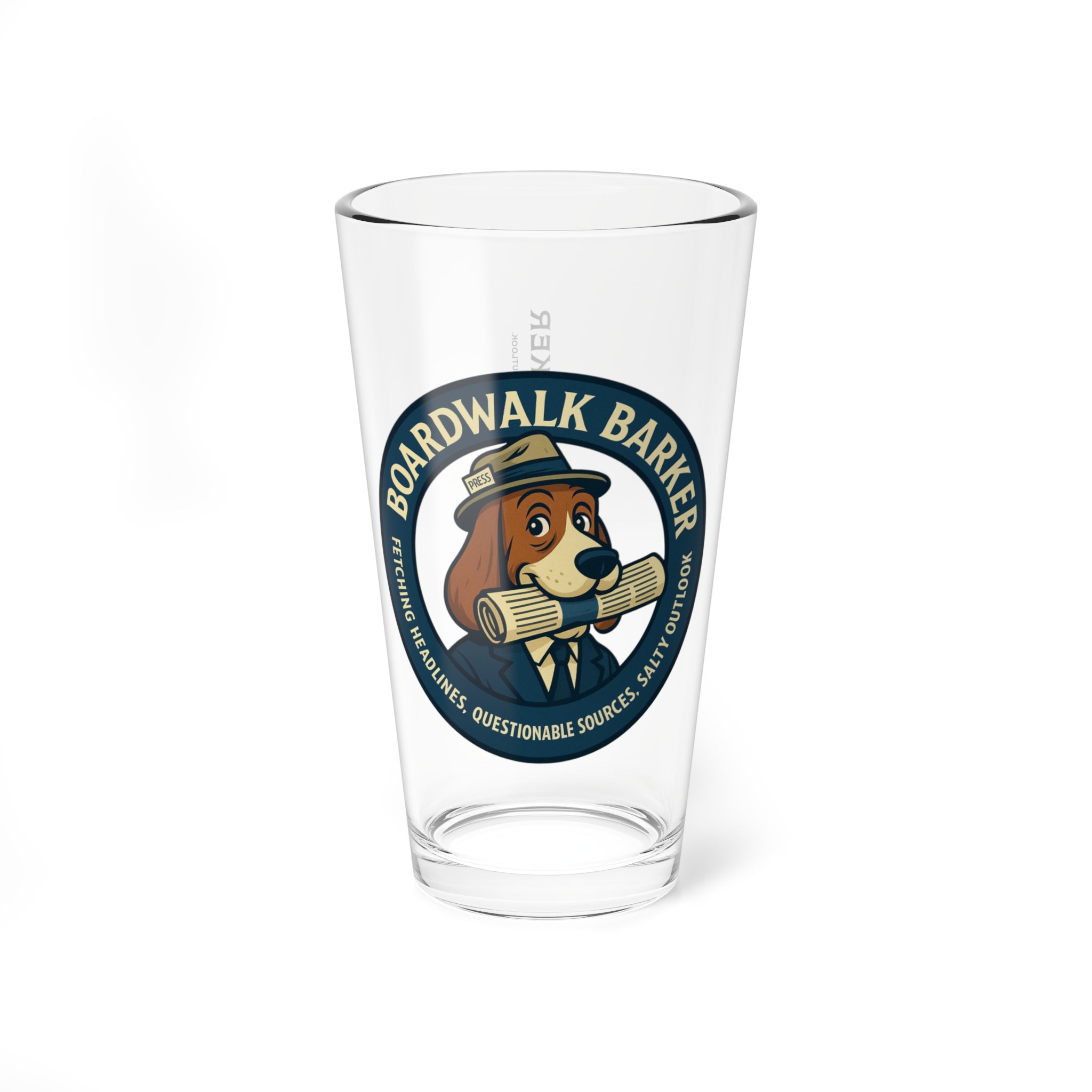 Boardwalk Barker Pint Glass – “Salty Outlook” Edition