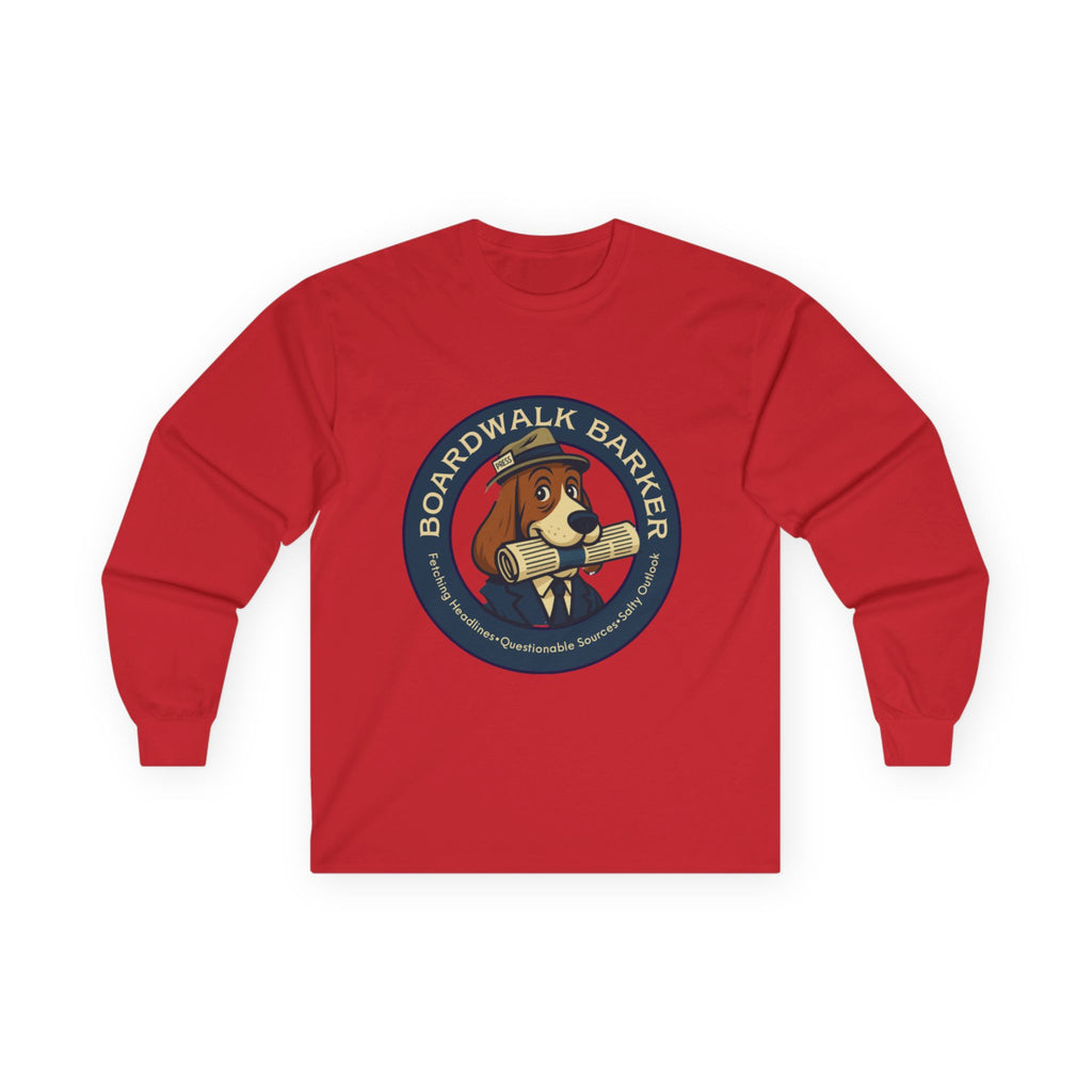 Boardwalk Barker Long Sleeve Logo Shirt – PRESS Back Print