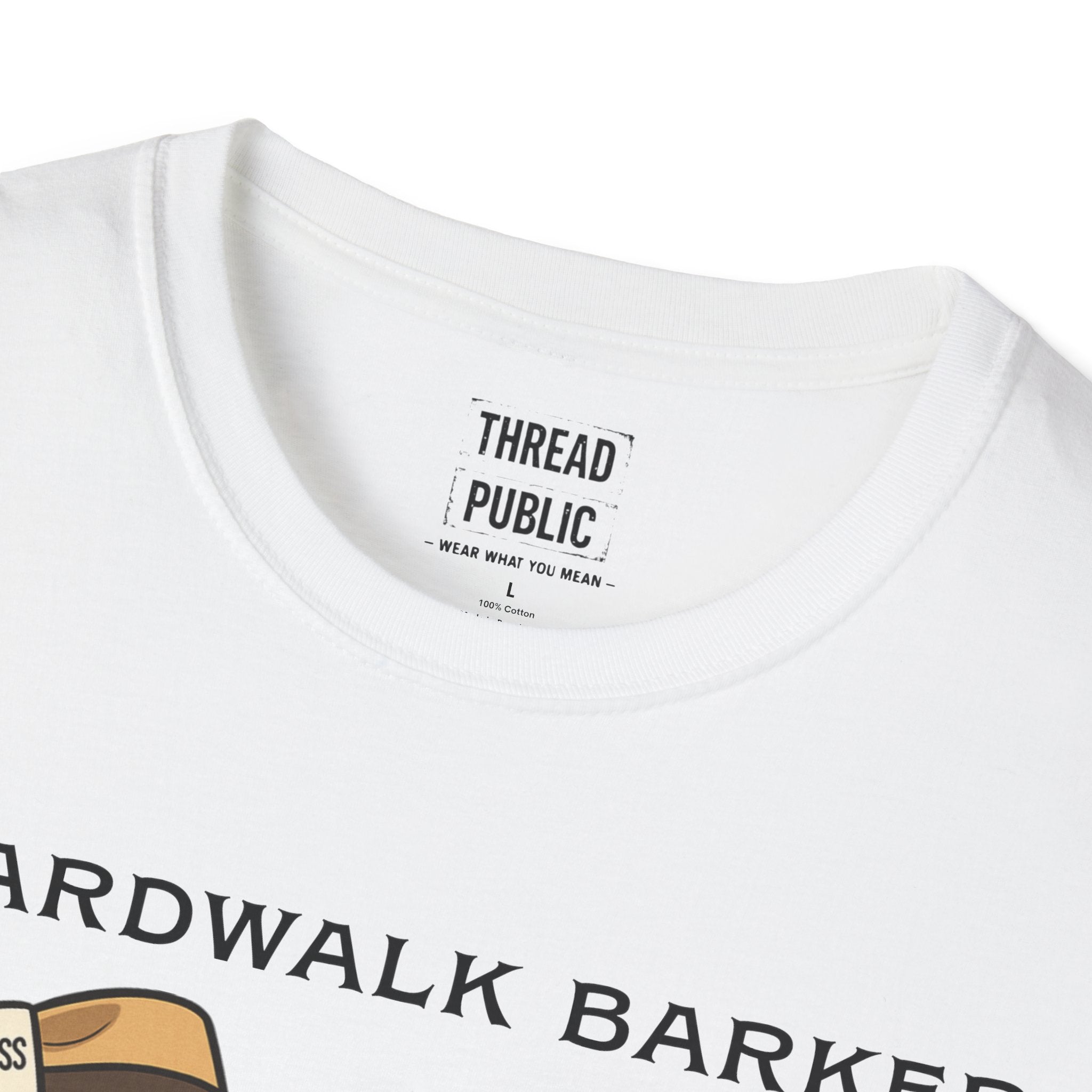 Boardwalk Barker “Scoop A. Fetcher” Tee – Rehoboth Beach Edition