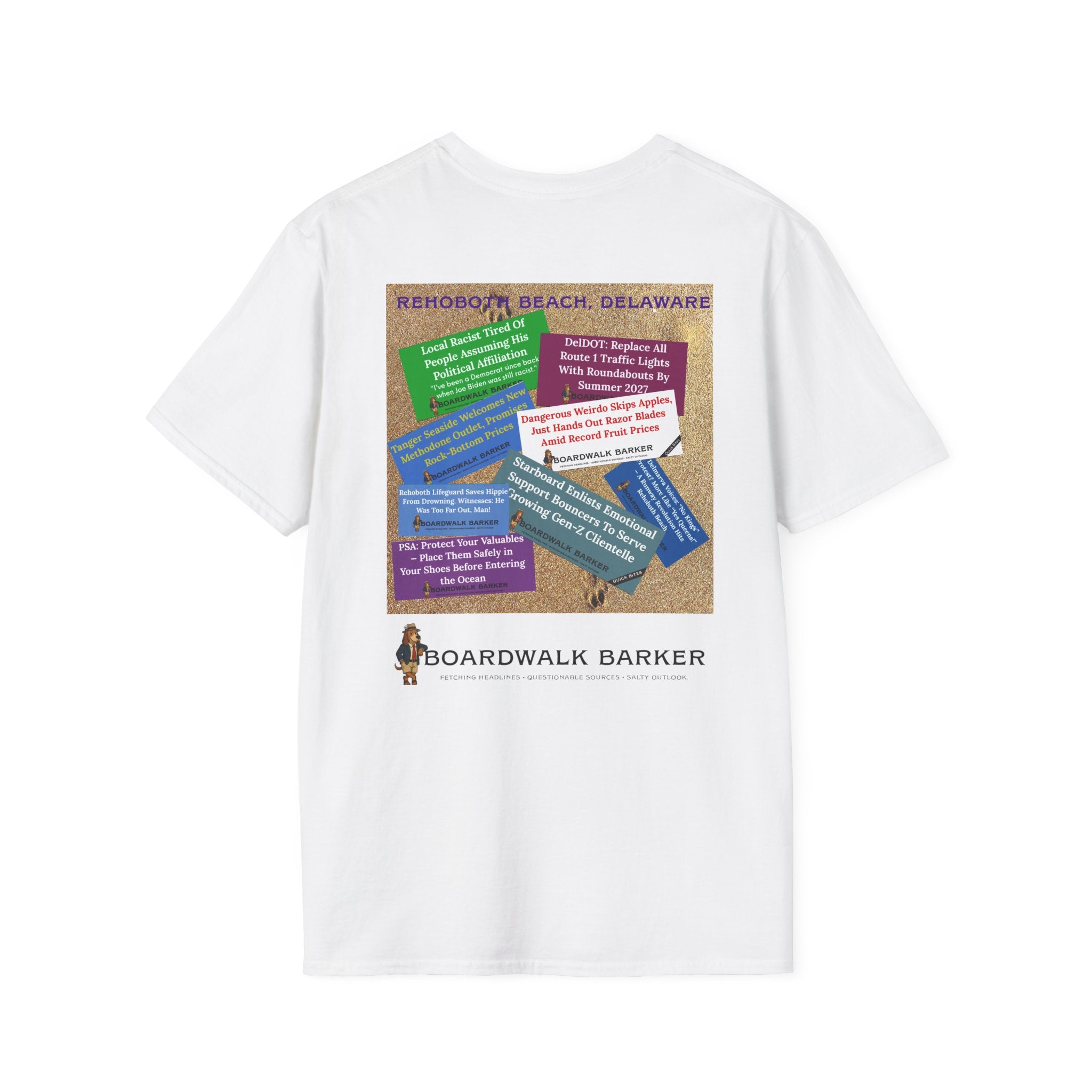 Boardwalk Barker “Headlines” Tee