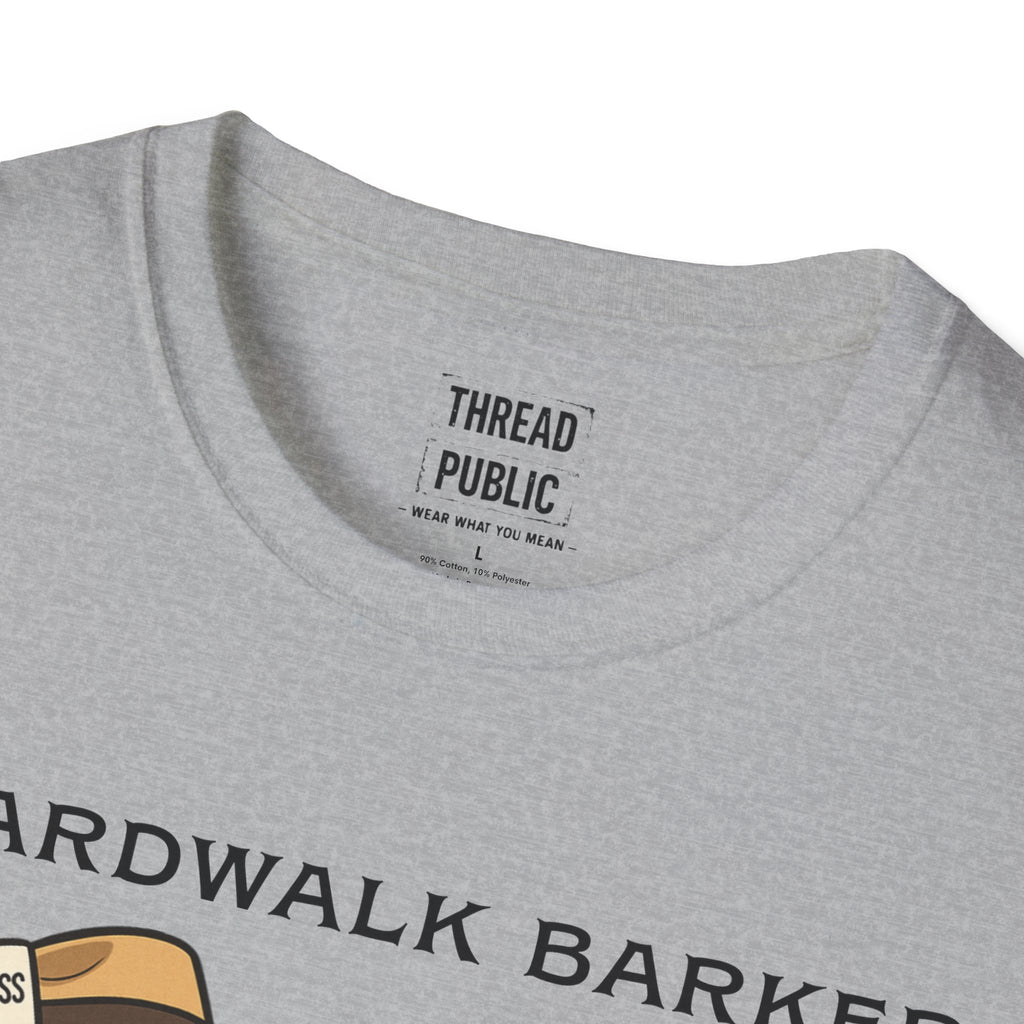 Boardwalk Barker “Scoop A. Fetcher” Tee – Rehoboth Beach Edition