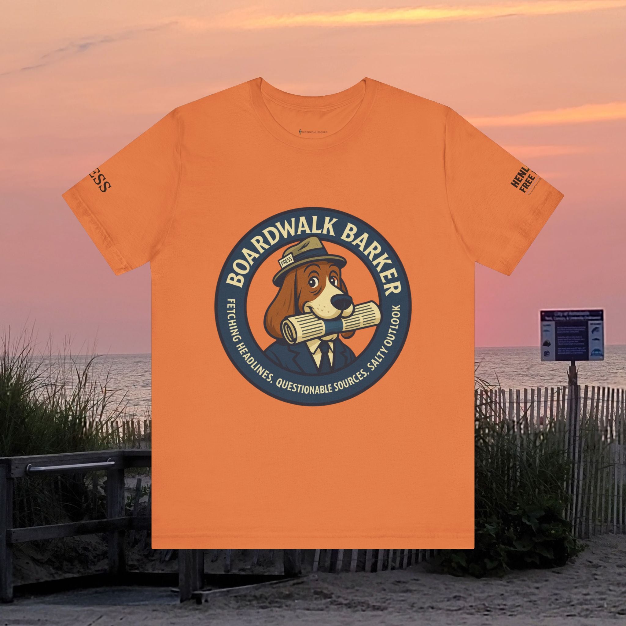 Boardwalk Barker “Official Press Edition” Premium Tee