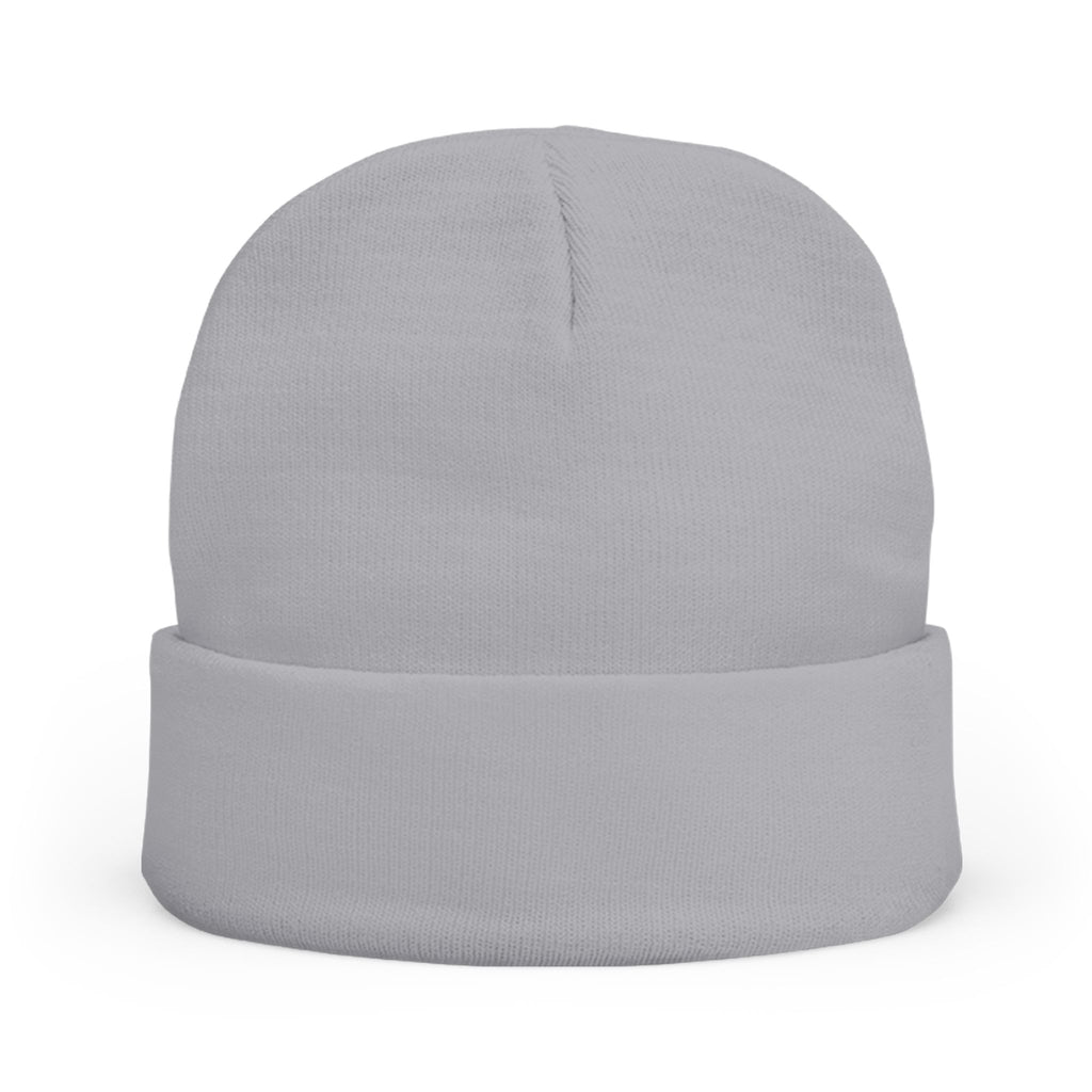 Boardwalk Barker embroidered knit beanie | dog logo cuff hat