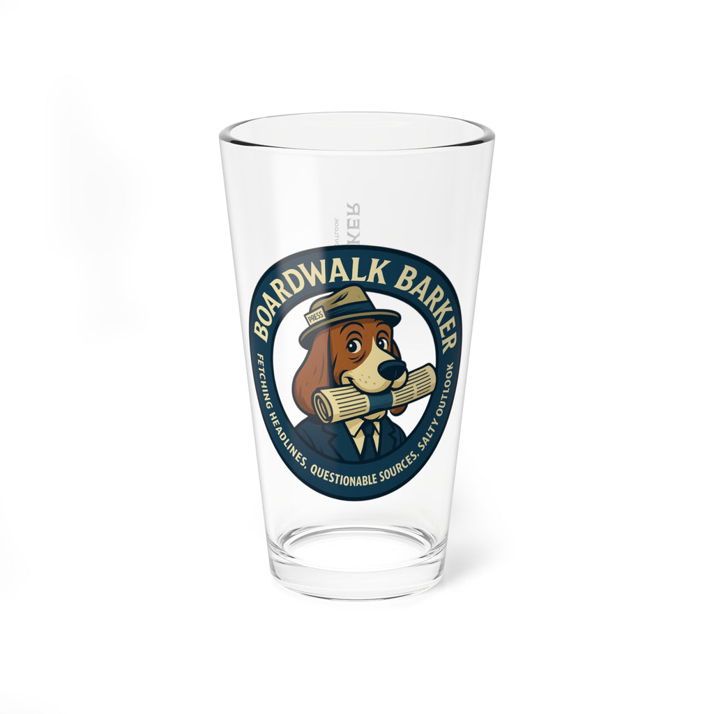 Boardwalk Barker Pint Glass – “Salty Outlook” Edition