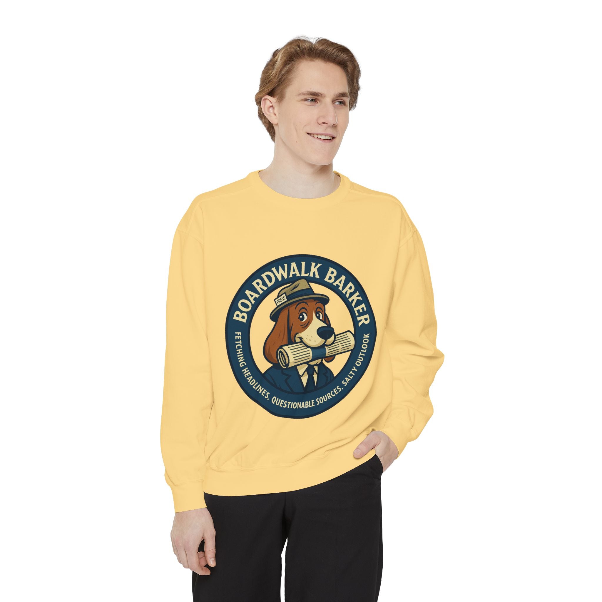 Boardwalk Barker “Press Crew” Premium Sweatshirt