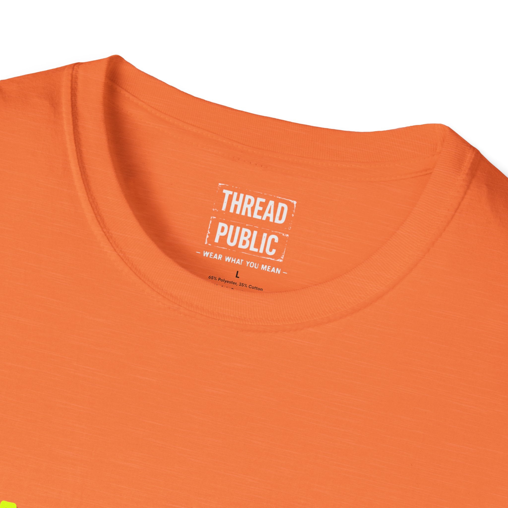 Jimi Quote T-Shirt | Retro Guitar Portrait, Yellow Text