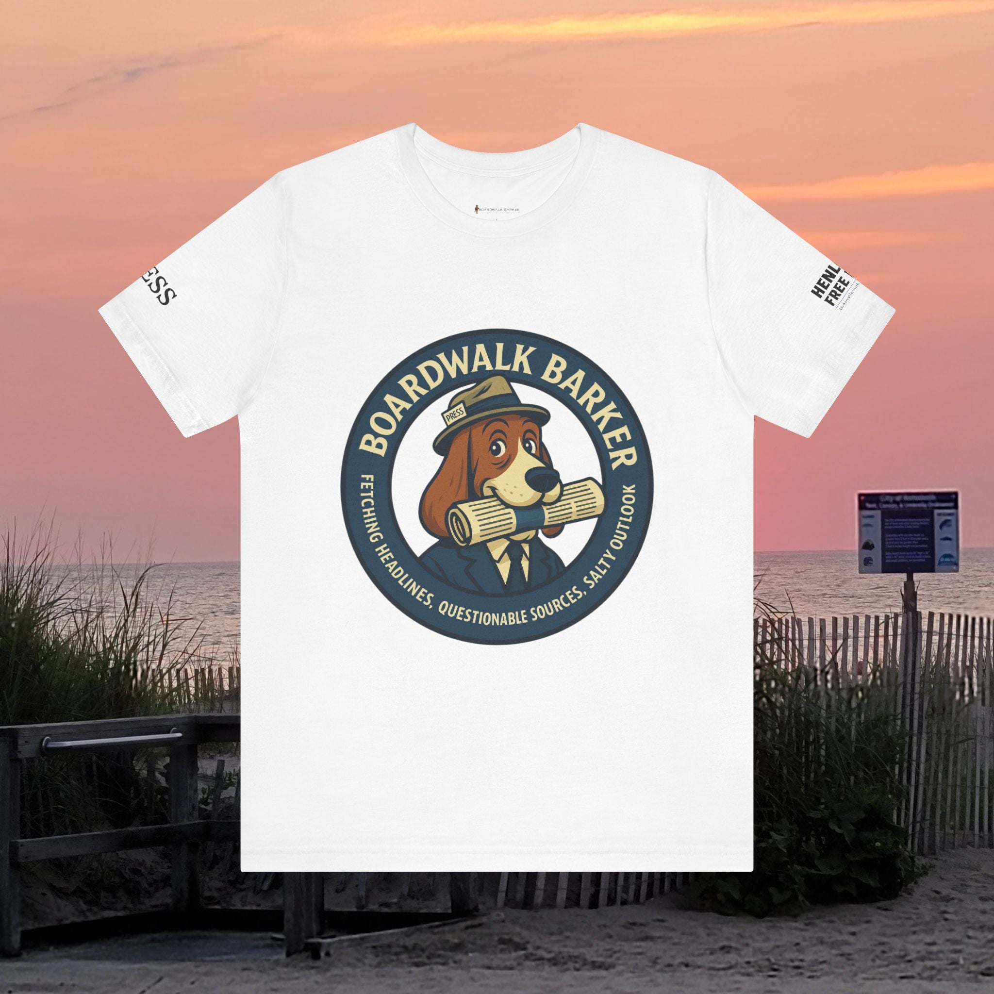 Boardwalk Barker “Official Press Edition” Premium Tee