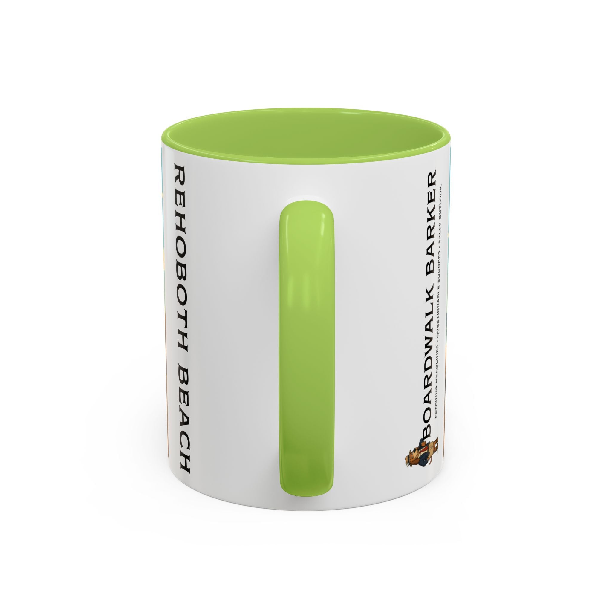 Boardwalk Barker “Santa’s House” Holiday Mug – Rehoboth Beach Edition