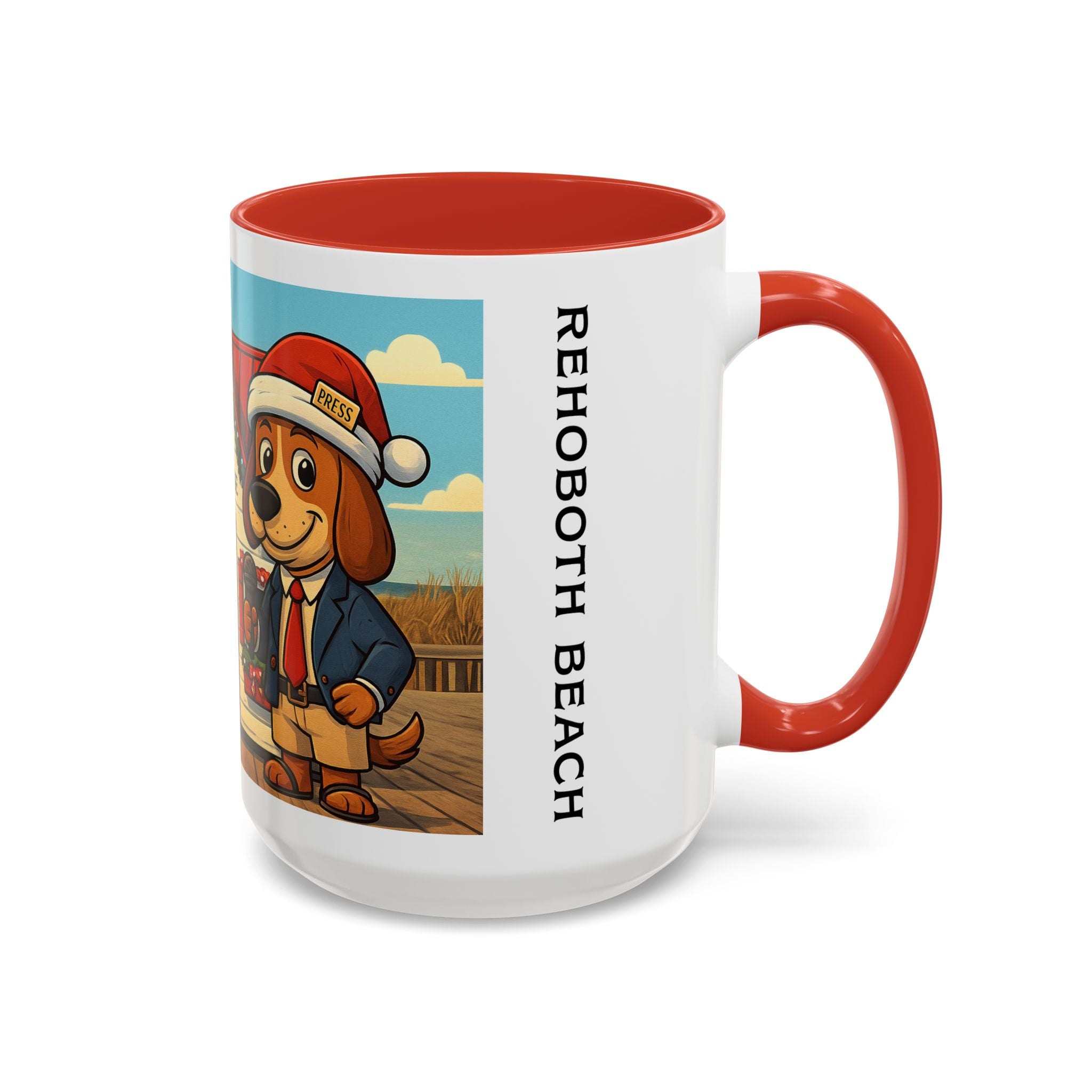 Boardwalk Barker “Santa’s House” Holiday Mug – Rehoboth Beach Edition