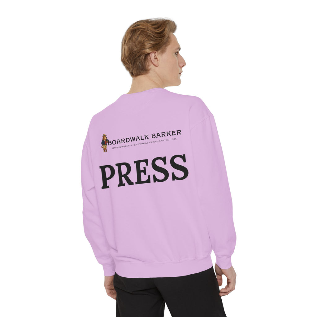 Boardwalk Barker “Press Crew” Premium Sweatshirt