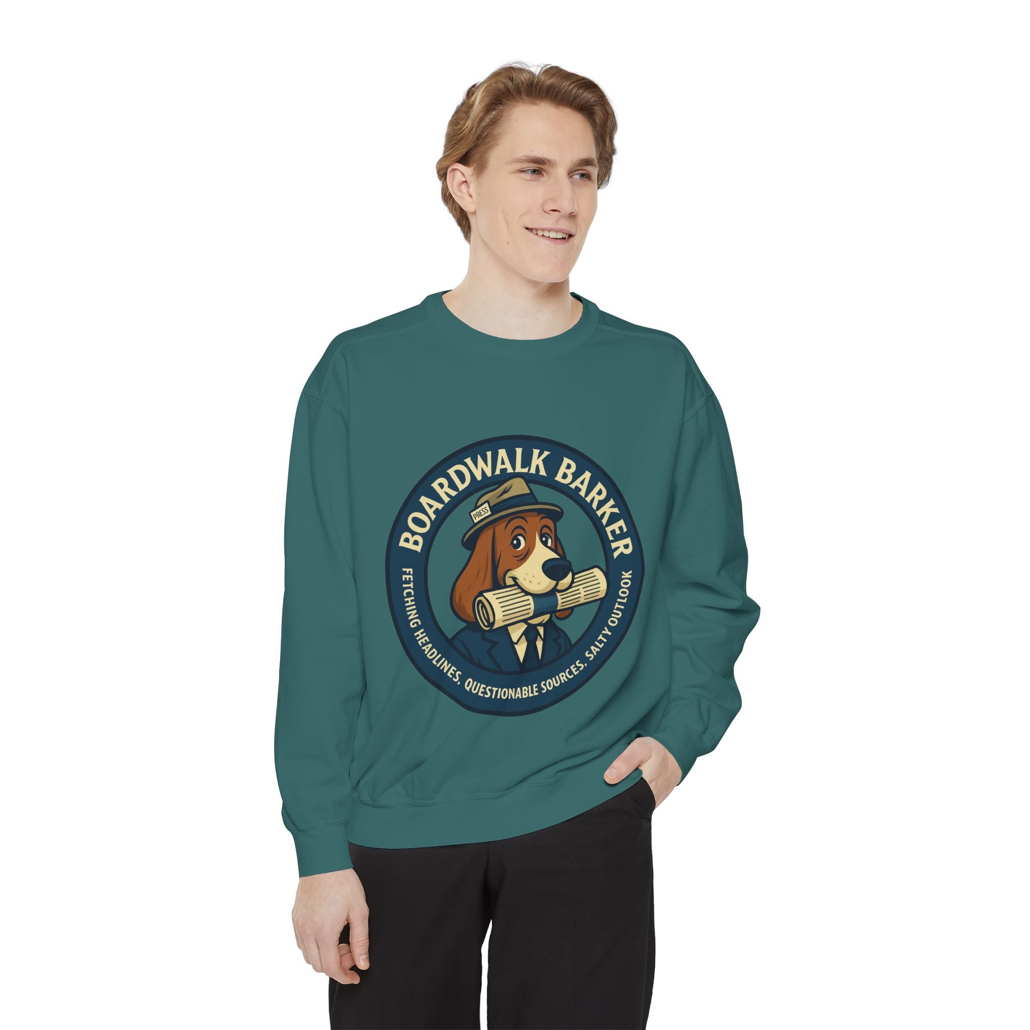 Boardwalk Barker “Press Crew” Premium Sweatshirt