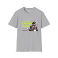 Jimi Quote T-Shirt | Retro Guitar Portrait, Yellow Text