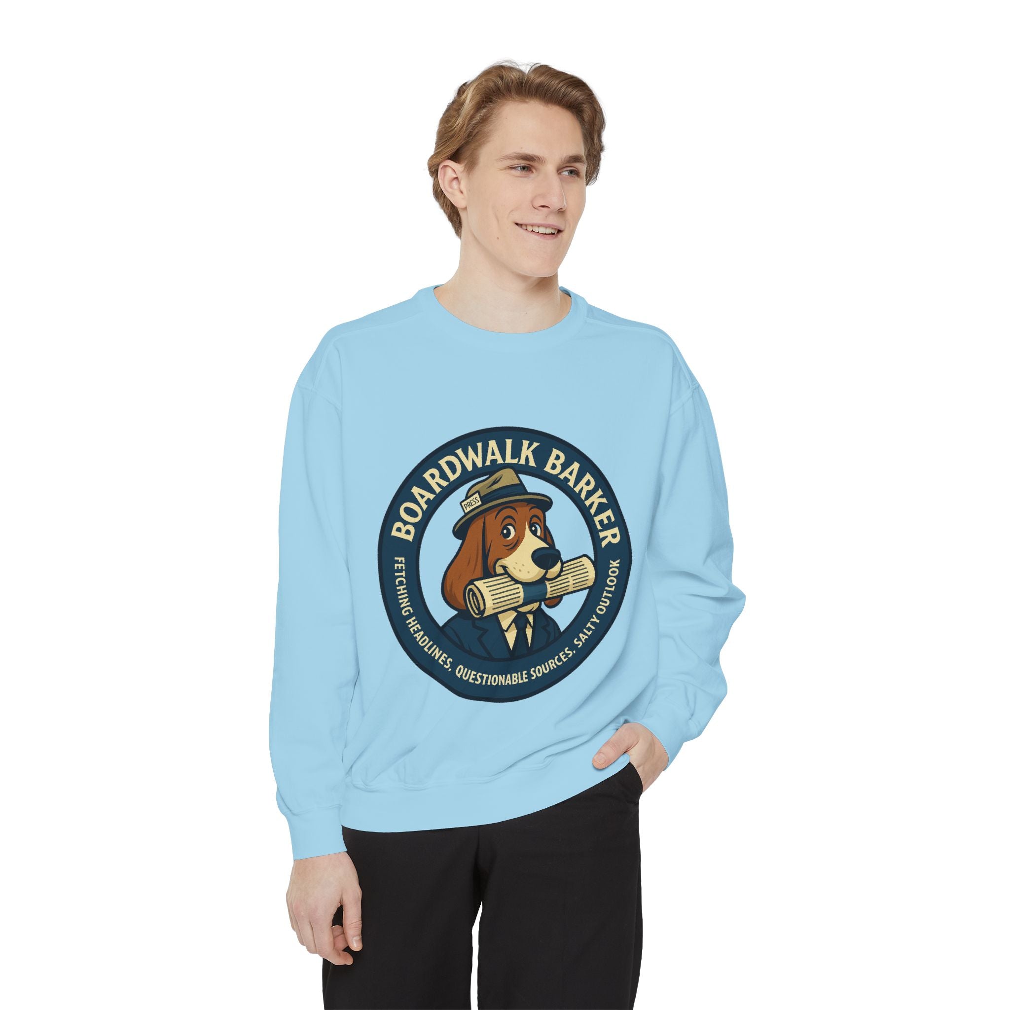 Boardwalk Barker “Press Crew” Premium Sweatshirt